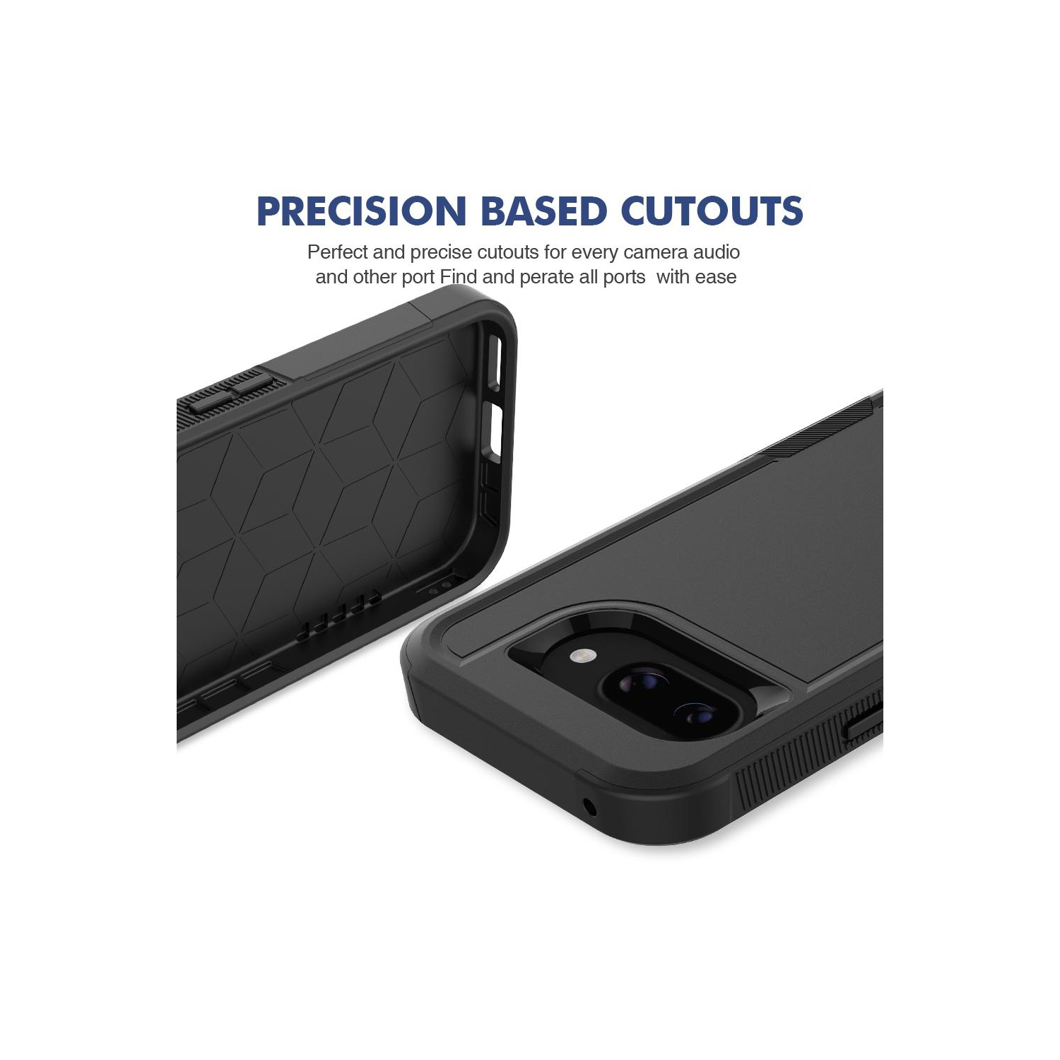 Étui rigide ajusté double couche robuste de XCRS pour Pixel 9a de Google