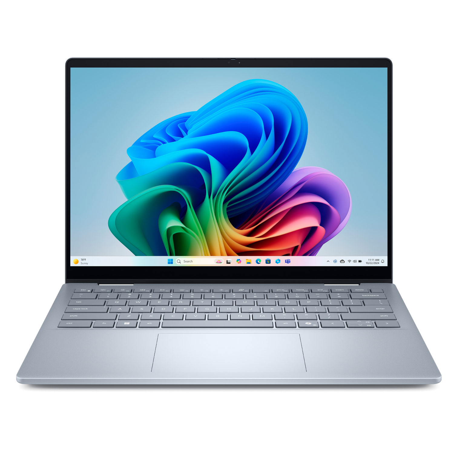 Portable 2-en-1 à écran tactile de 14 po Copilot+ PC Plus de Dell - Bleu glacier