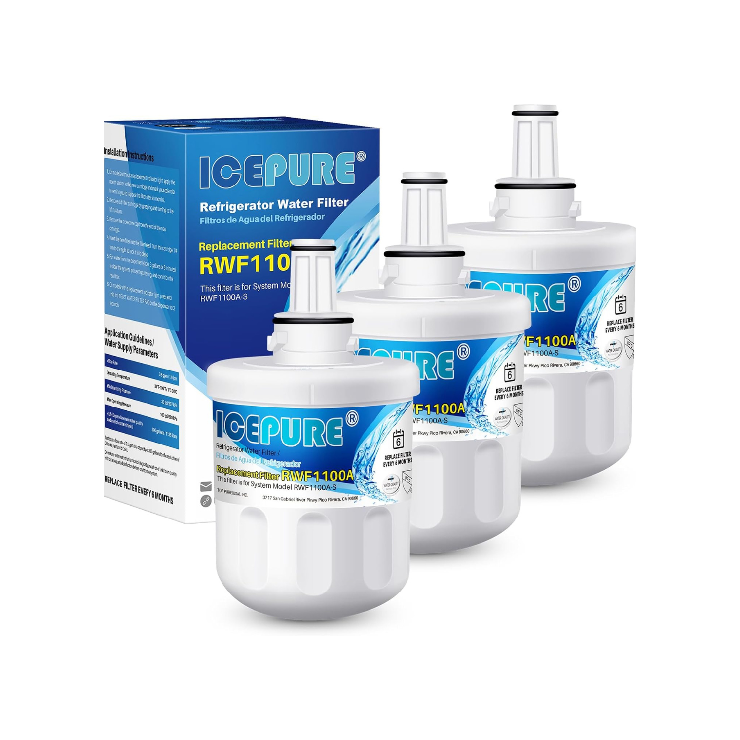 DA29-00003G Replacement for DA29-00003B DA29-00003A, Aqua-Pure Plus DA29-00003D DA29-00003F DA97-06317A, HAFCU1, WF289, WSS-1 WFC2201 HDX FMS-1