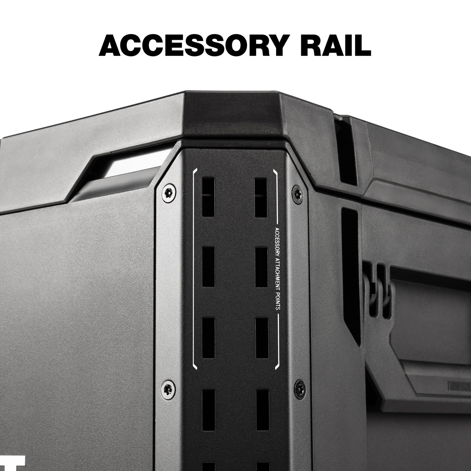 ToughBuilt StackTech 3-Drawer Tool Box, Durable Plastic Storage Organizer, Black