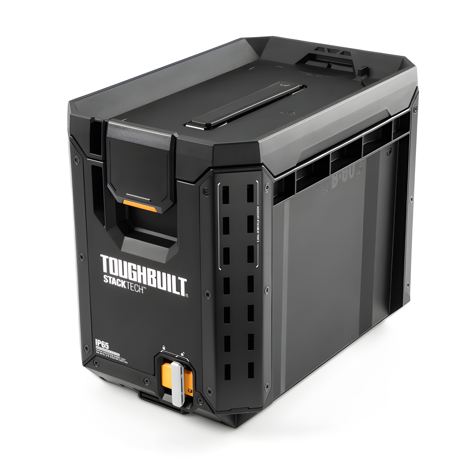 Coffre à outils compact verrouillable StackTech de ToughBuilt avec plateau amovible