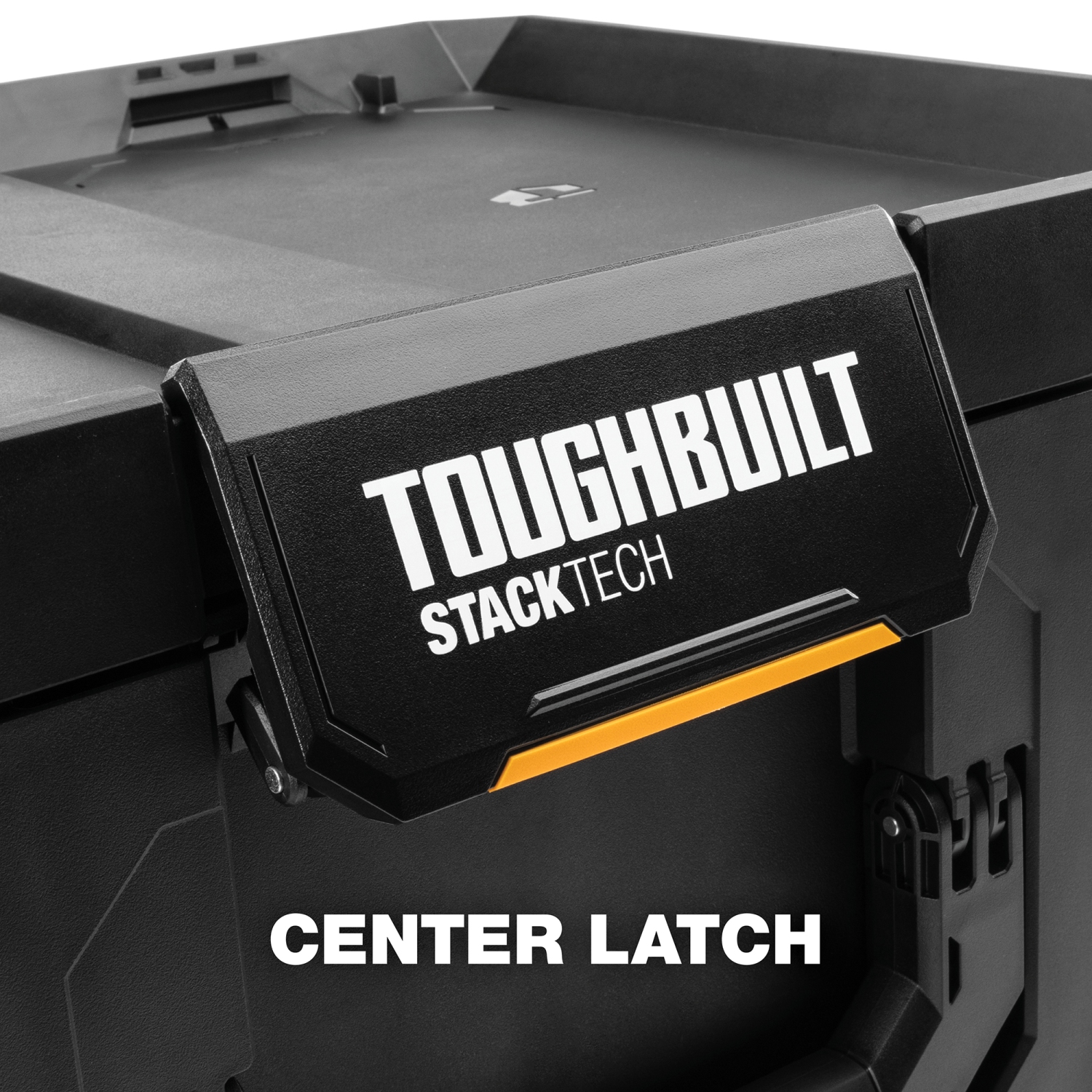 Panier à outils StackTech XL de ToughBuilt avec verrou et plateau amovible, noir