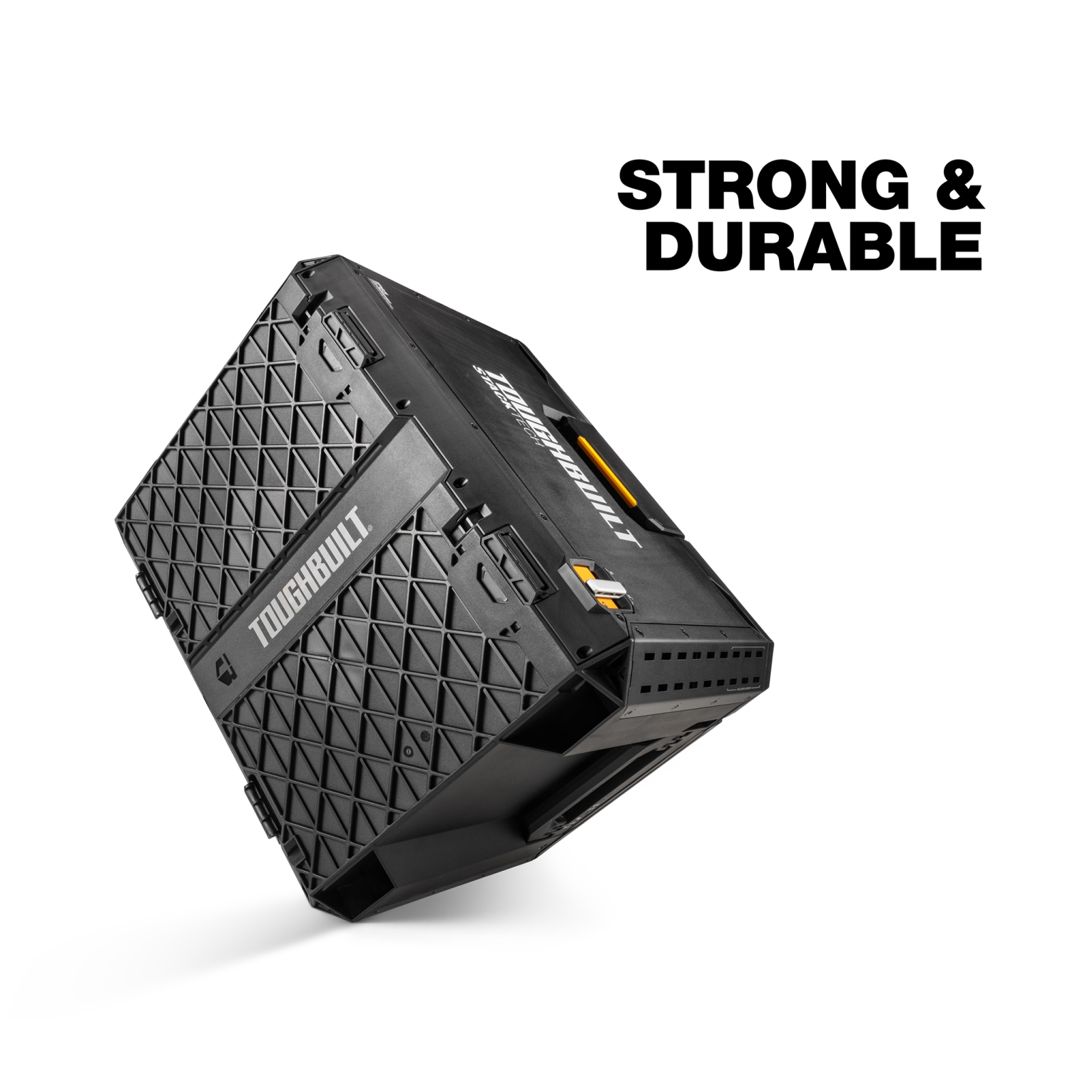 Panier à outils StackTech XL de ToughBuilt avec verrou et plateau amovible, noir