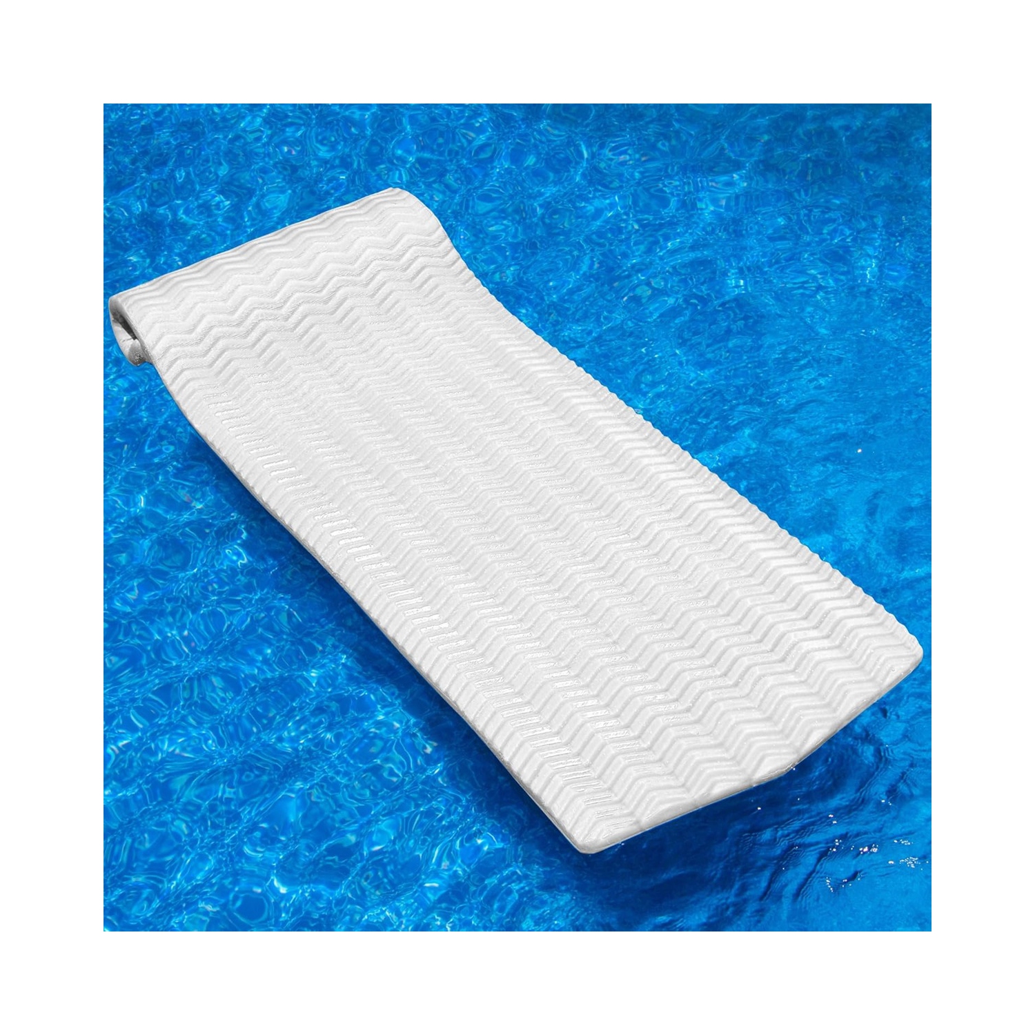 Foam Sofskin Swimming Pool Float - 74" - White