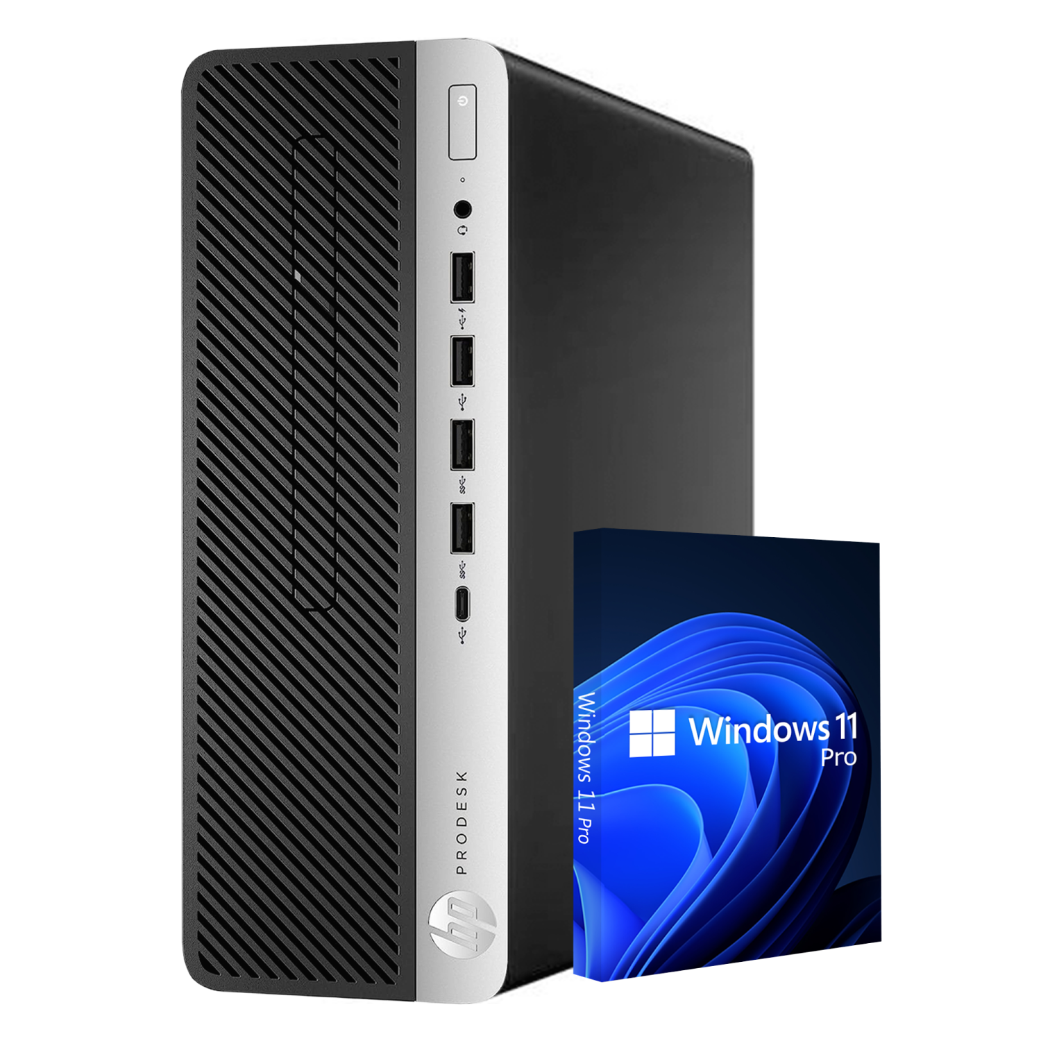 Refurbished (Good) - Hp 600 G3 ProDesk SFF WINDOWS 11 PRO Business Desktop Computer PC | Intel Quad-Core I5 Processor Up to 3.80GHz | 16GB RAM | 512GB SSD | WIFI Bluetooth