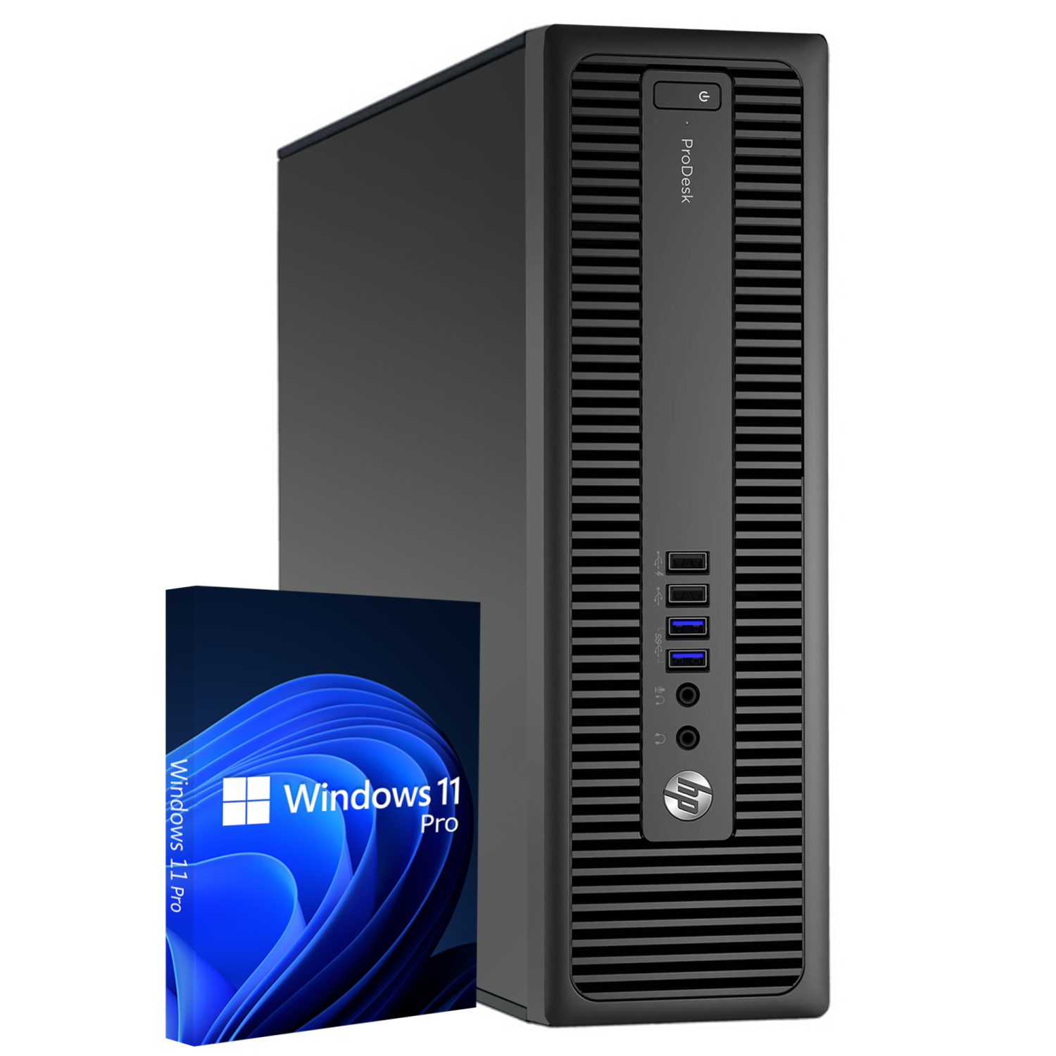Refurbished (Good) - Hp 600 G2 Computers ProDesk SFF WINDOWS 11 PRO Business Desktop PC Computer System | Intel Quad-Core I7 Processor Up to 4.00GHz | 16GB RAM | 512GB SSD | WIFI