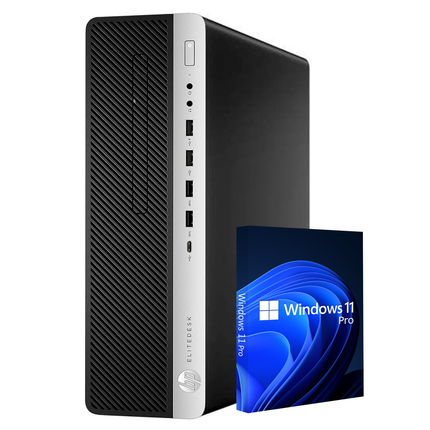 Refurbished (Good) - Hp SFF Desktop Computer PC- Intel Core I5 Processor Up to 3.80GHz, 16GB DDR4 RAM, 512GB SSD, Windows 11 Pro Wireless Keyboard Mouse, WIFI Bluetooth