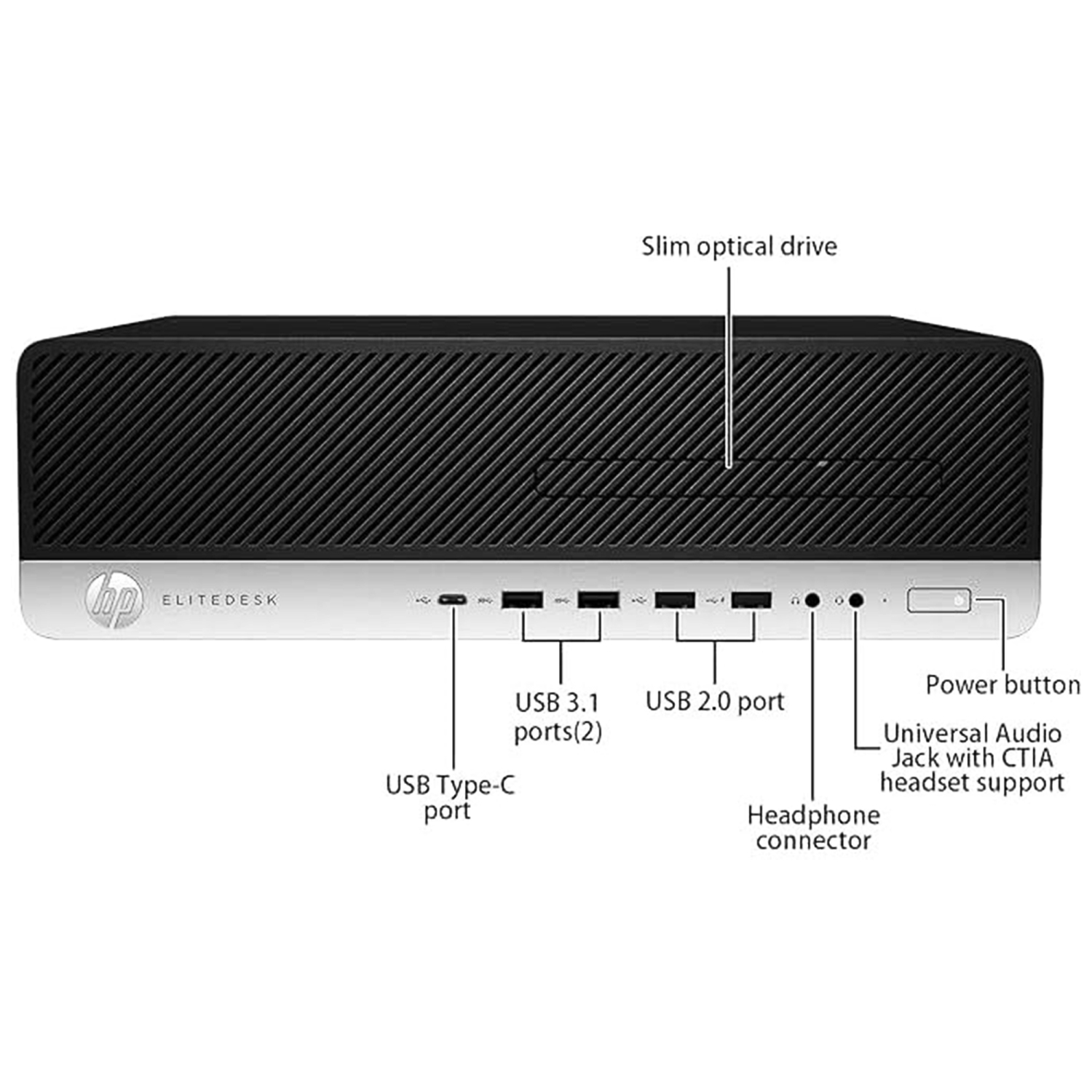 Refurbished - Hp SFF Desktop Computer PC- Intel Core I5 Processor Up to 3.80GHz, 16GB DDR4 RAM, 512GB SSD, Windows 11 Pro Wireless Keyboard Mouse,