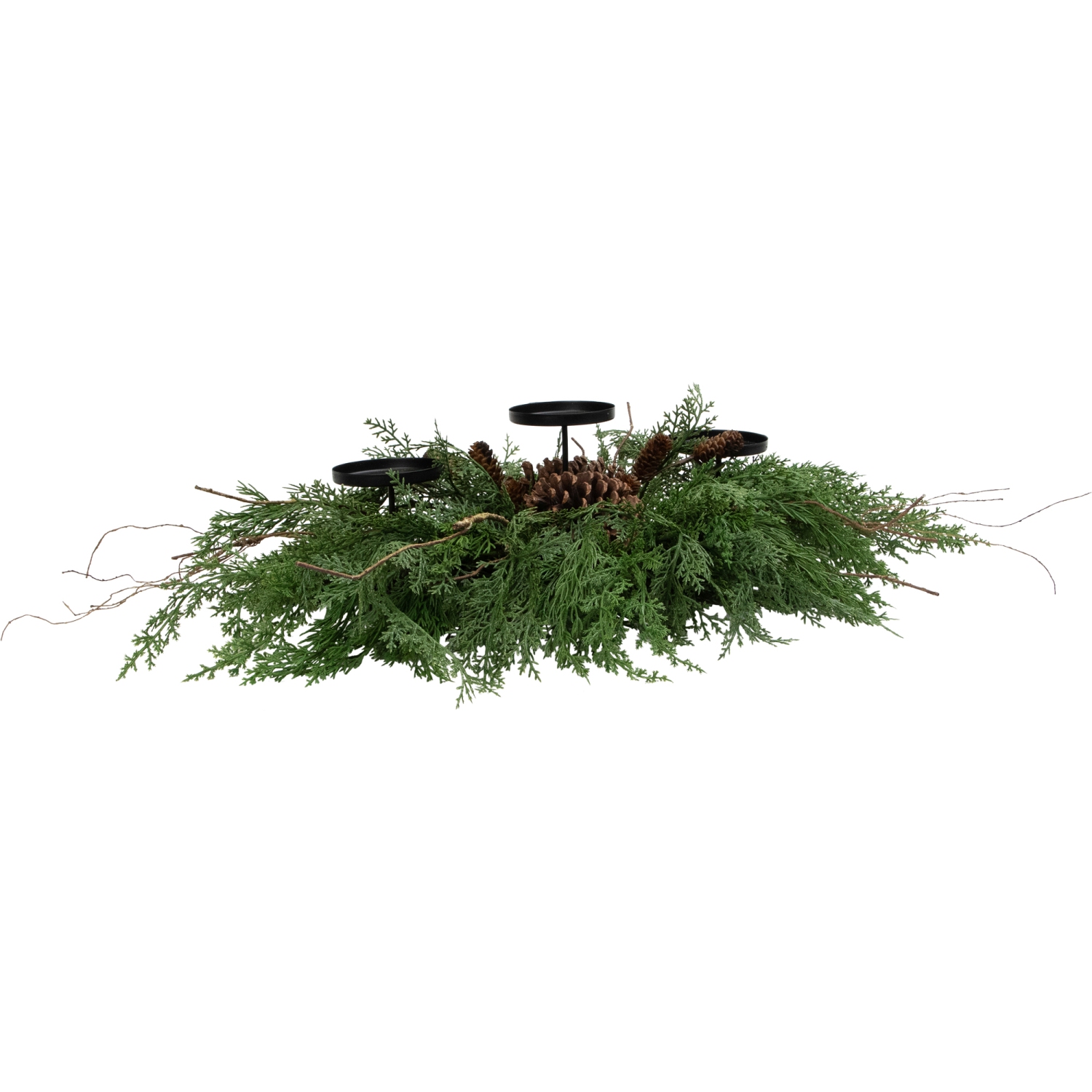 Bougeoir de Noël en forme de sapin et de cèdre - 30 po