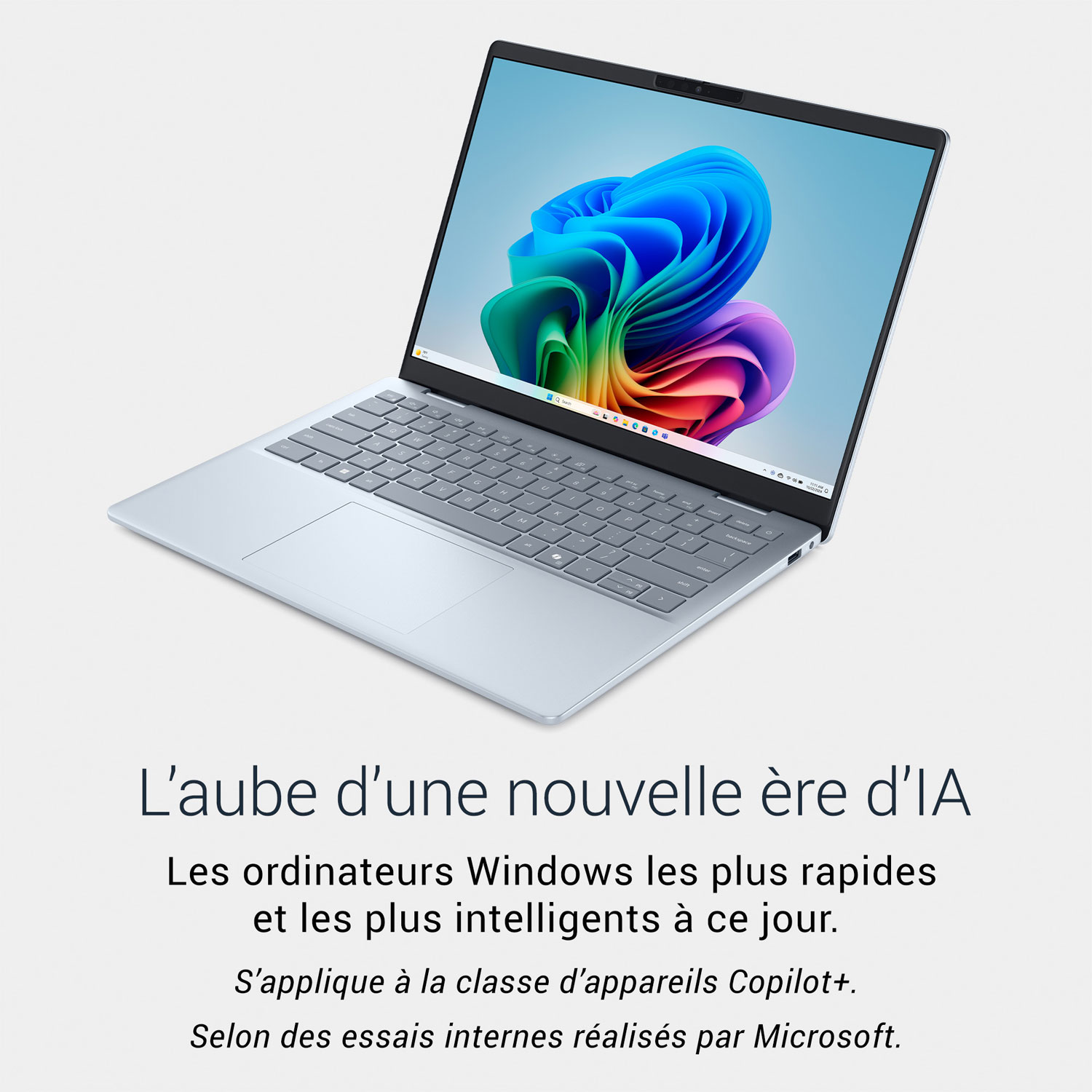 Portable Copilot+ PC Plus de 14 po de Dell - Bleu glacier