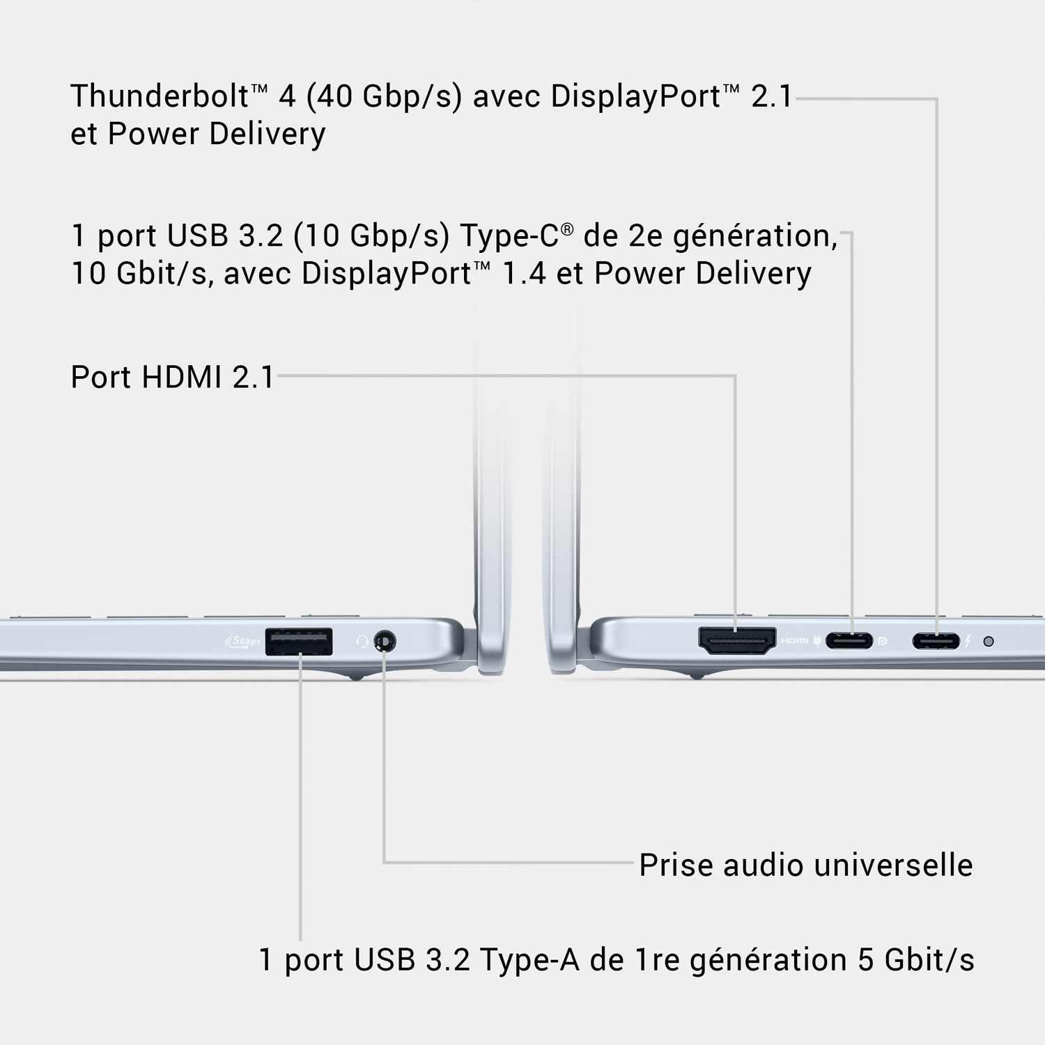 Portable Copilot+ PC Plus de 14 po de Dell - Bleu glacier