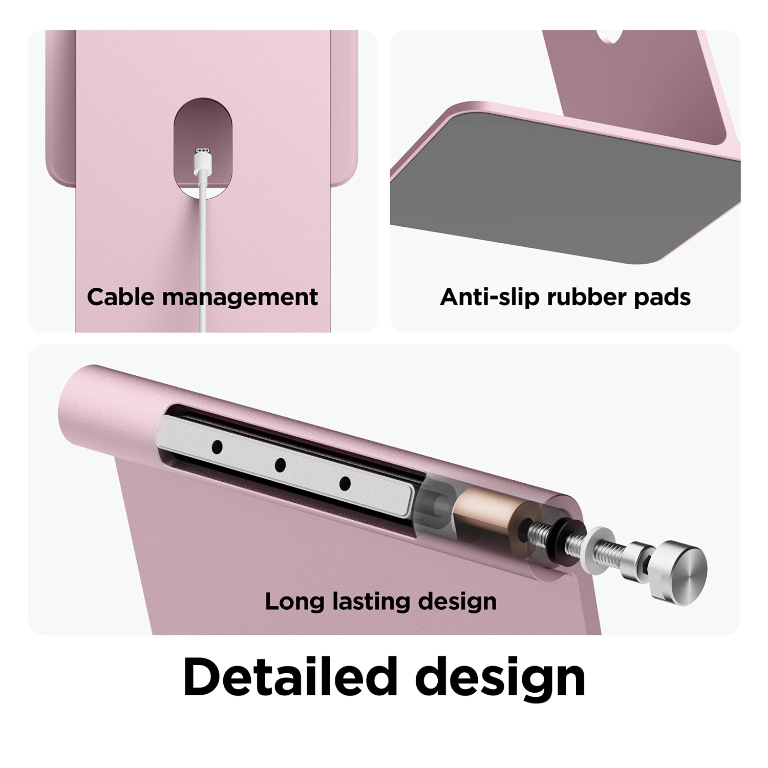 Support magnétique Elago Premium pour iPad Pro 12,9&nbsp;po, 11&nbsp;po (3ᵉ,2ᵉ gén), Air 10,9&nbsp;po (5ᵉ,4ᵉ gén), Mini 8,3&nbsp;po (6ᵉ gén, A17