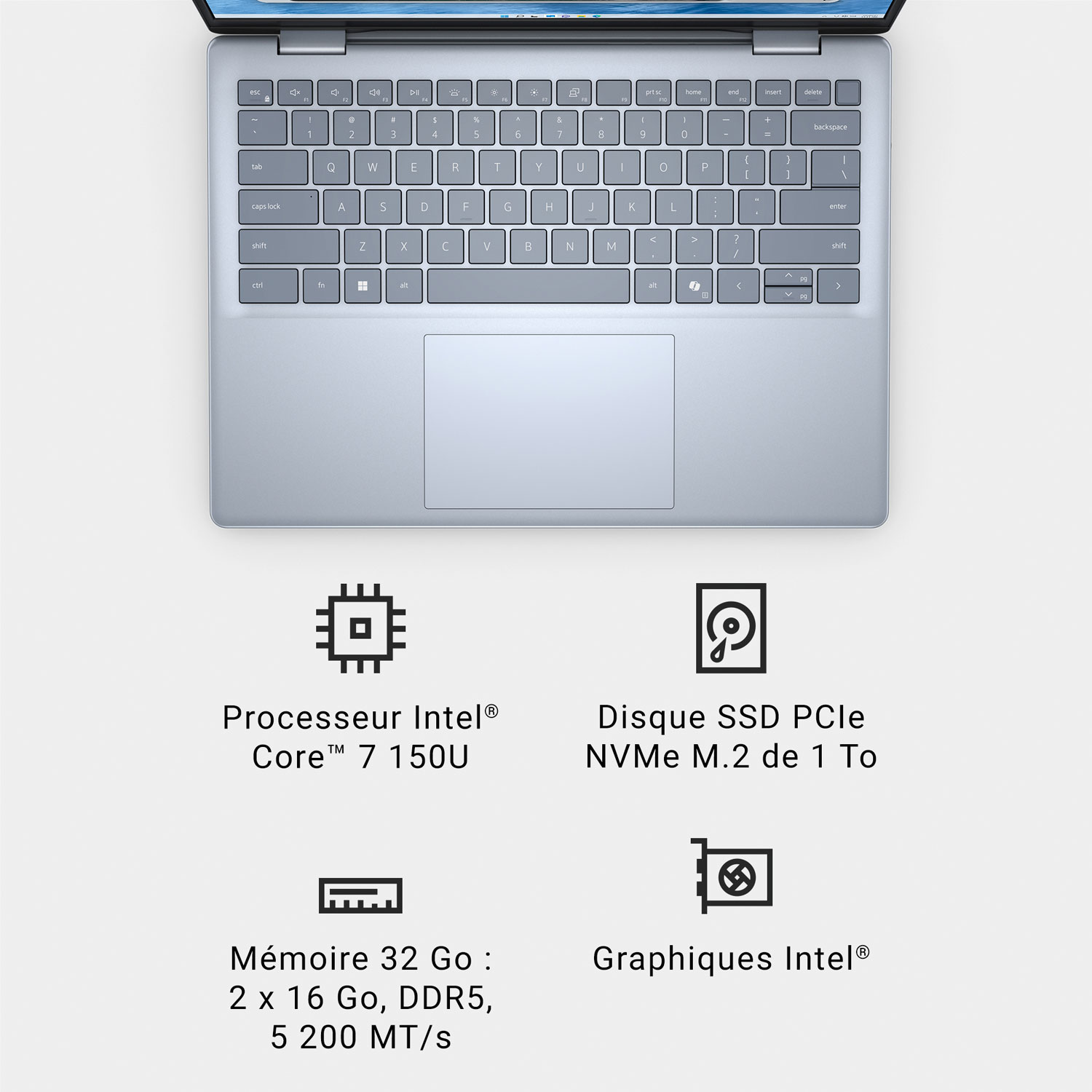 Dell Inspiron 14" Laptop - Ice Blue