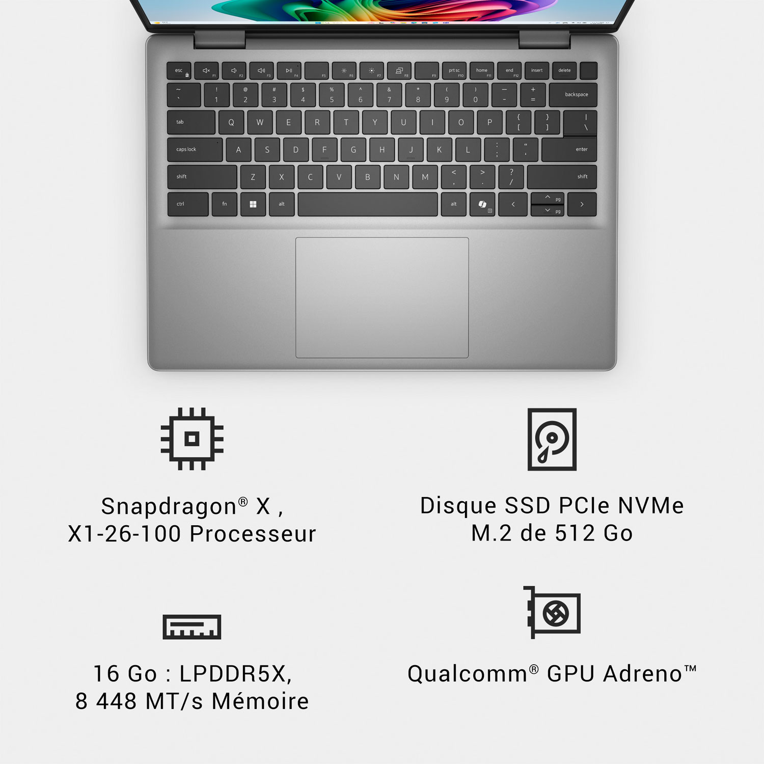 Dell Inspiron 14" Copilot+ PC Laptop - Titan Grey