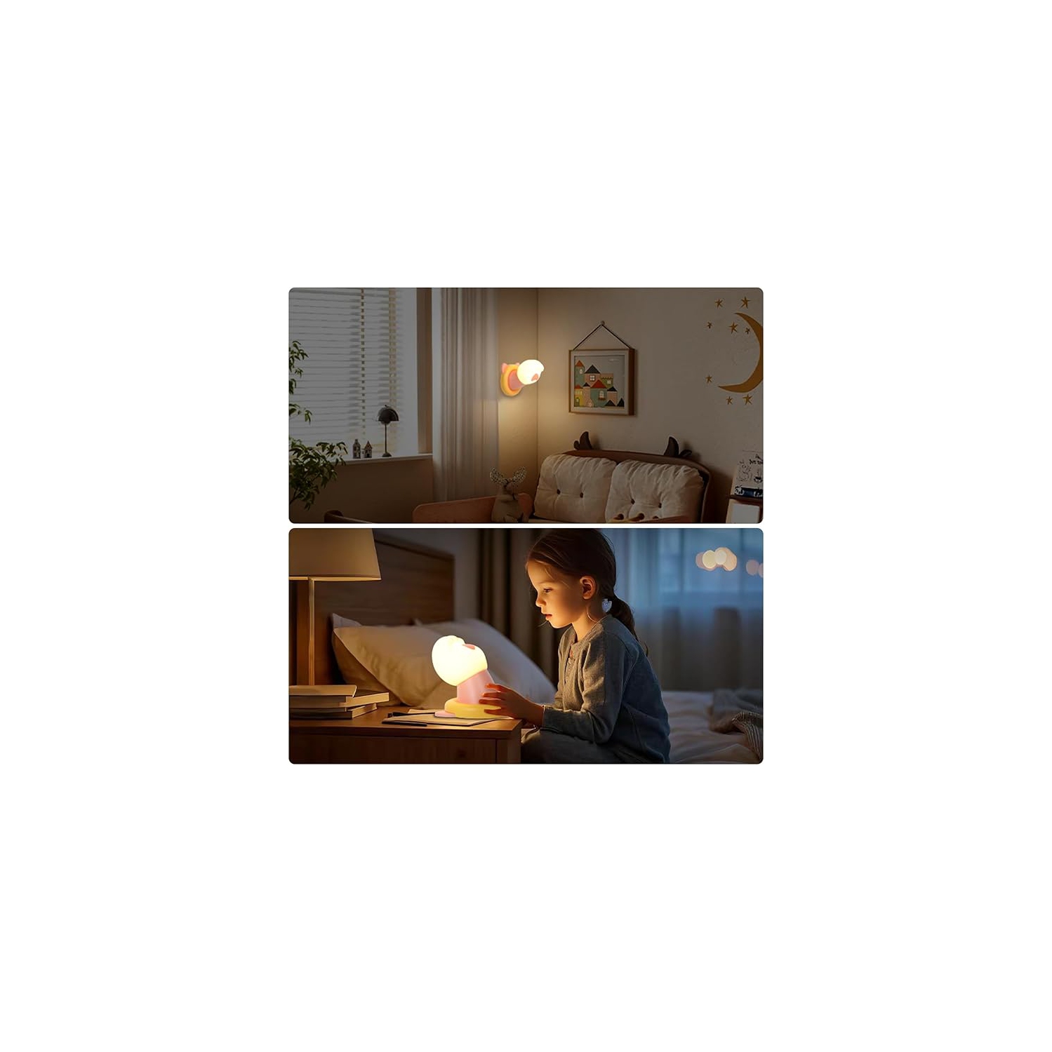 Cat's Paw Night Light for Kids' Room Lamp, 3 Levels Dimmable Cute Silicone Nursery Night Light,Bedside Lamp for Bedrooms, Living Room, Room Decor