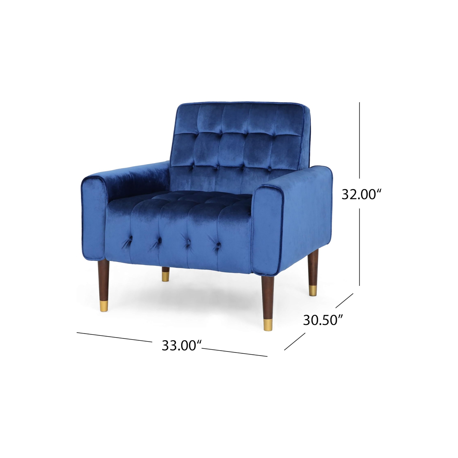 YOULIGHTS Comfy Armchair with Tufted Back , Modern for Living Room, Bedroom and Study