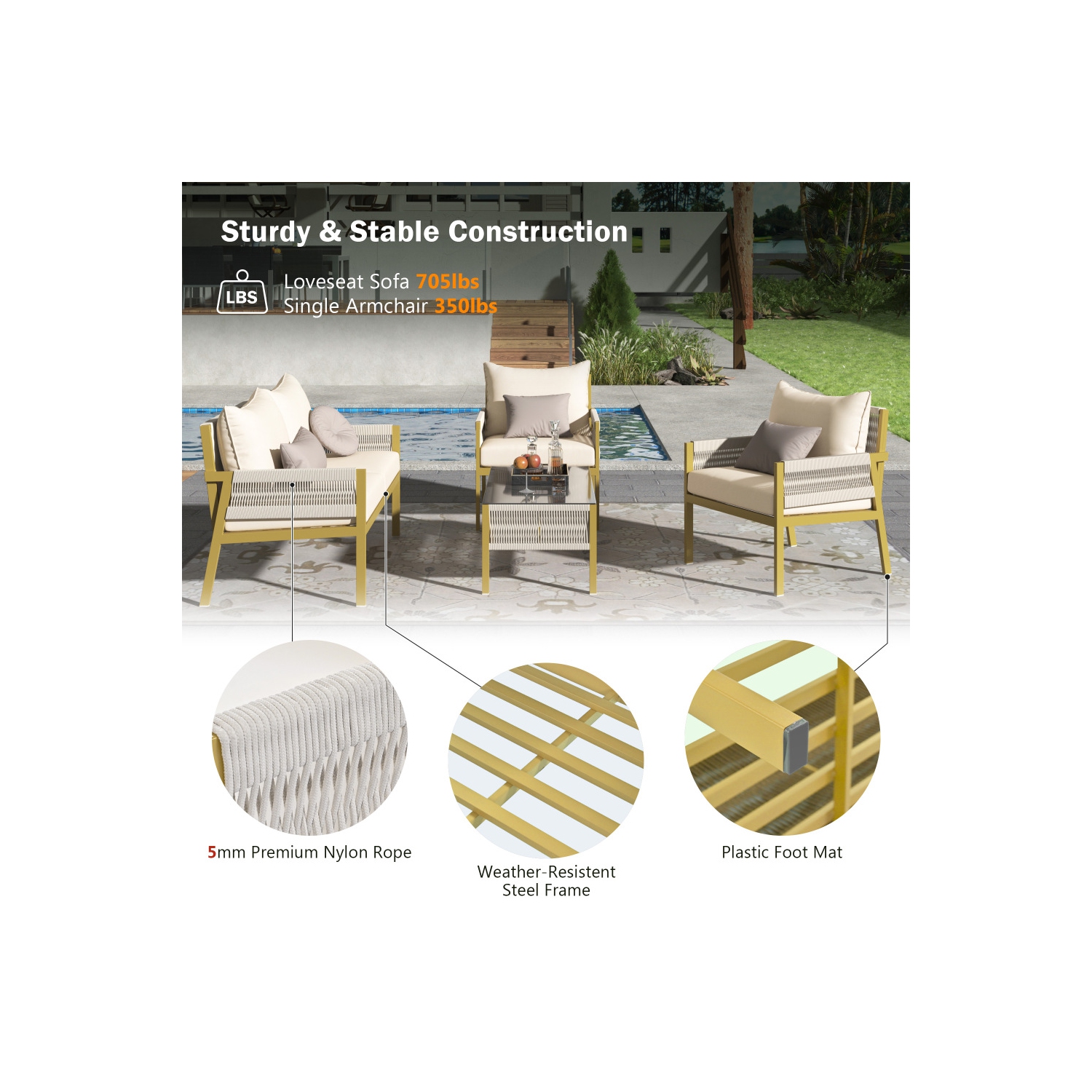 Chaise de salle à manger rembourrée YOULIGHTS, chaise de salle à manger contemporaine avec revêtement en peluche, pattes fuselées, bordure cloutée et