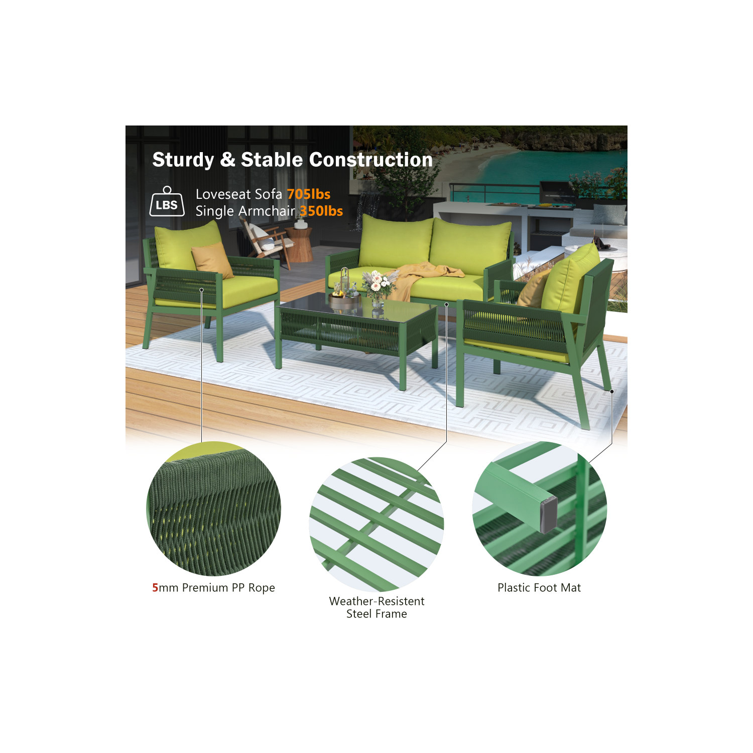 YOULIGHTS Modern Accent Chair Leisure Club Chair with Wood Legs for Living Room