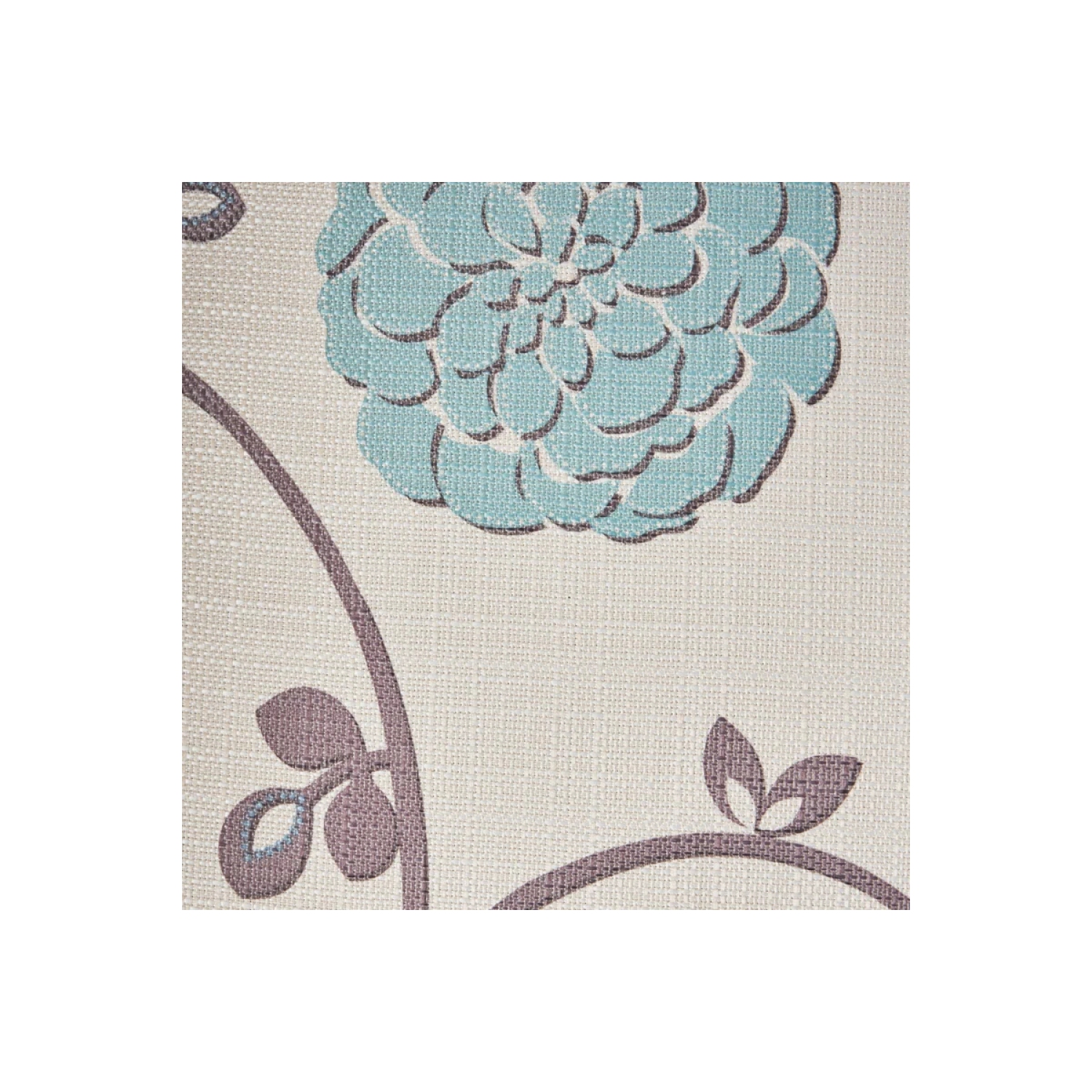 YOULIGHTS Fabric floral club chair, upholstered chair with curled arms and birch legs, blue flowers, for living rooms, small spaces