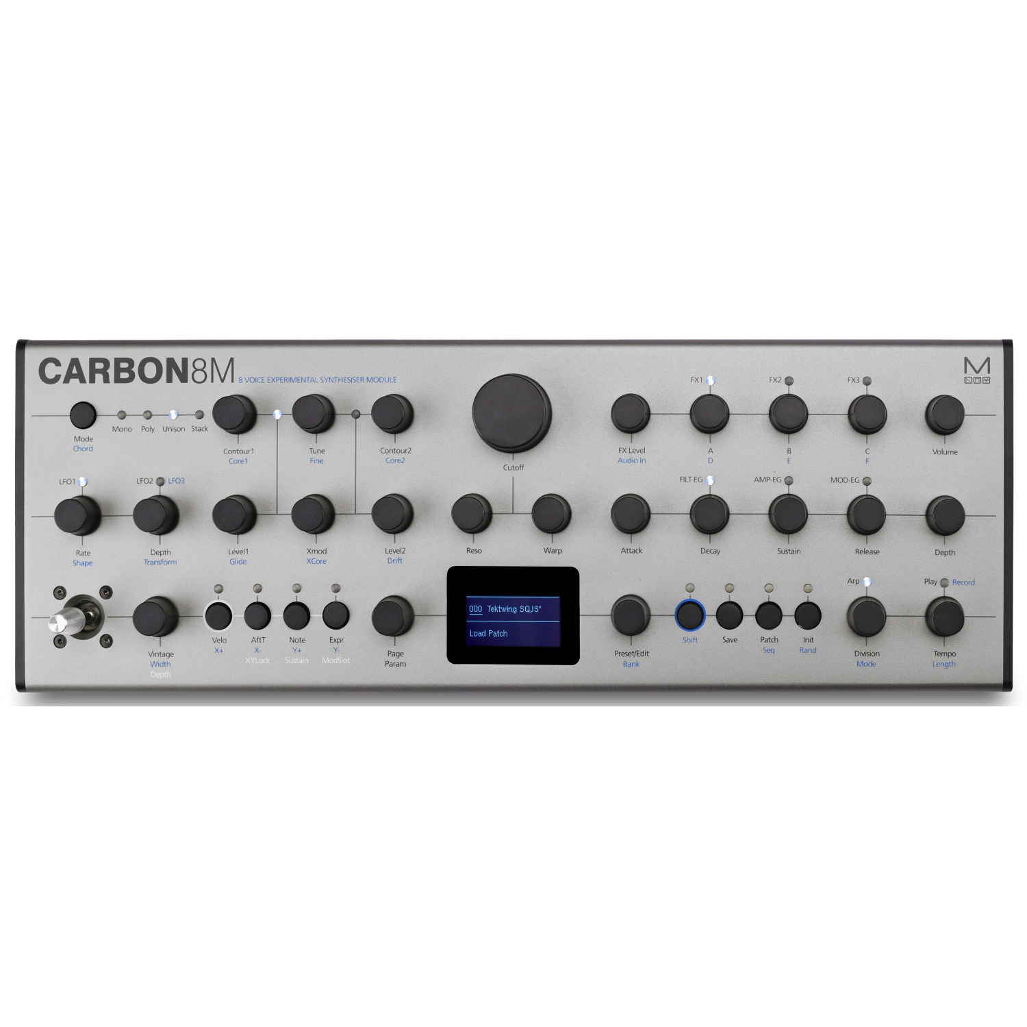 Module de synthétiseur vocal CARBON8M 8 de Modal Electronics