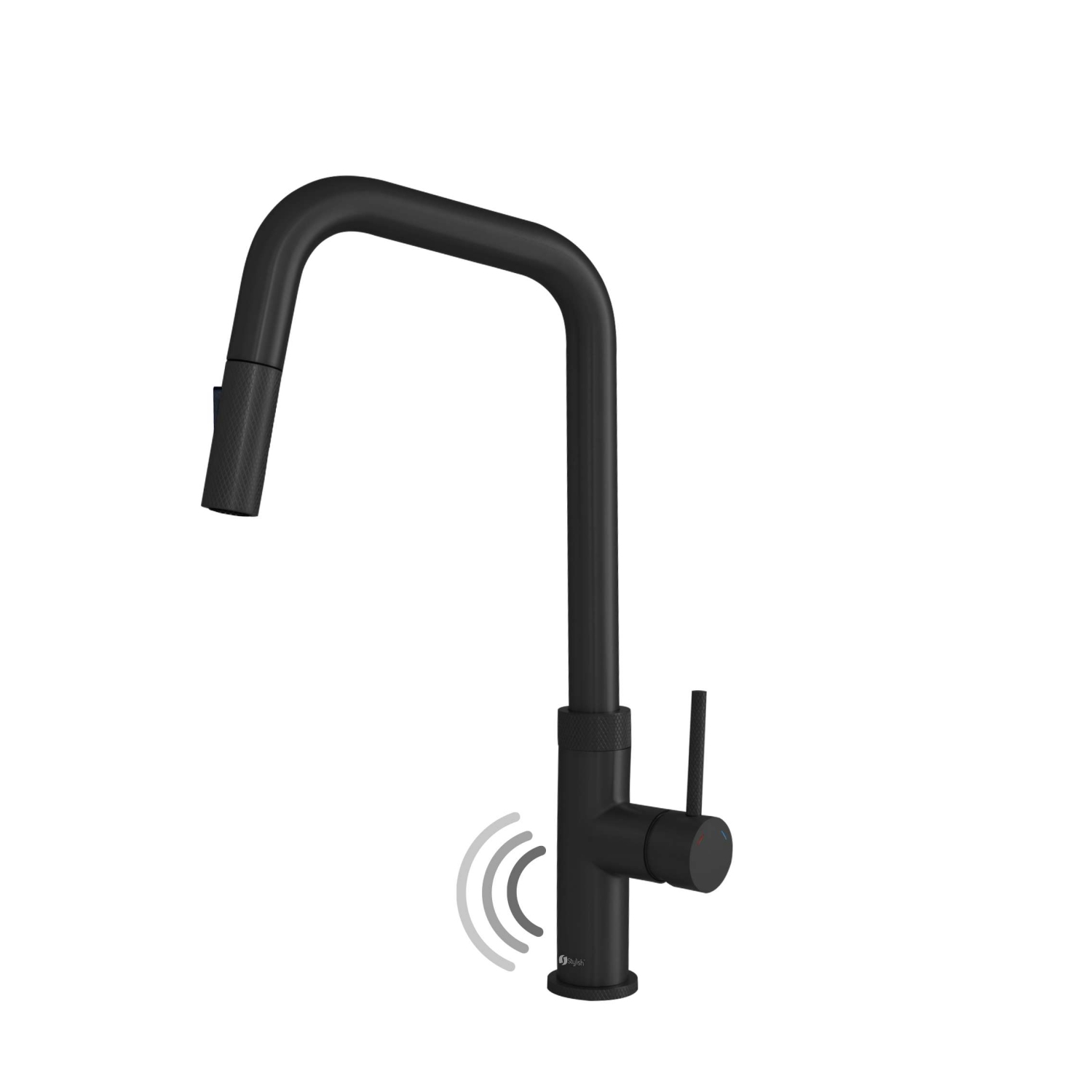 Single Handle Matte Black Pull Down Touchless Kitchen Faucet K-150NM