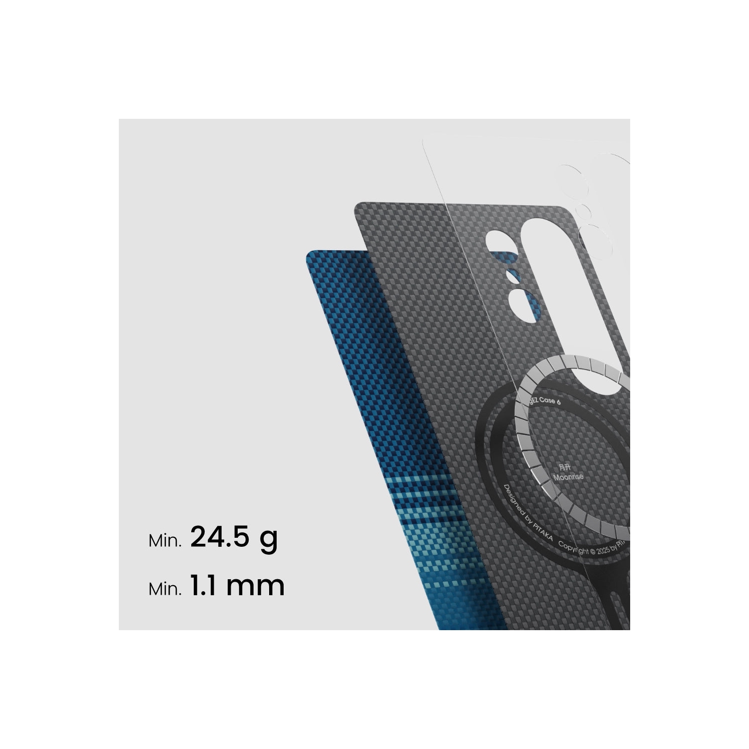 Pitaka Woven Case for Samsung Galaxy S25 - Moonrise