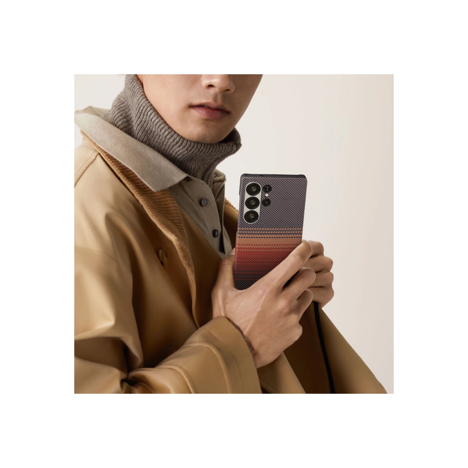 Pitaka Woven Case for Samsung Galaxy S25 - Sunset