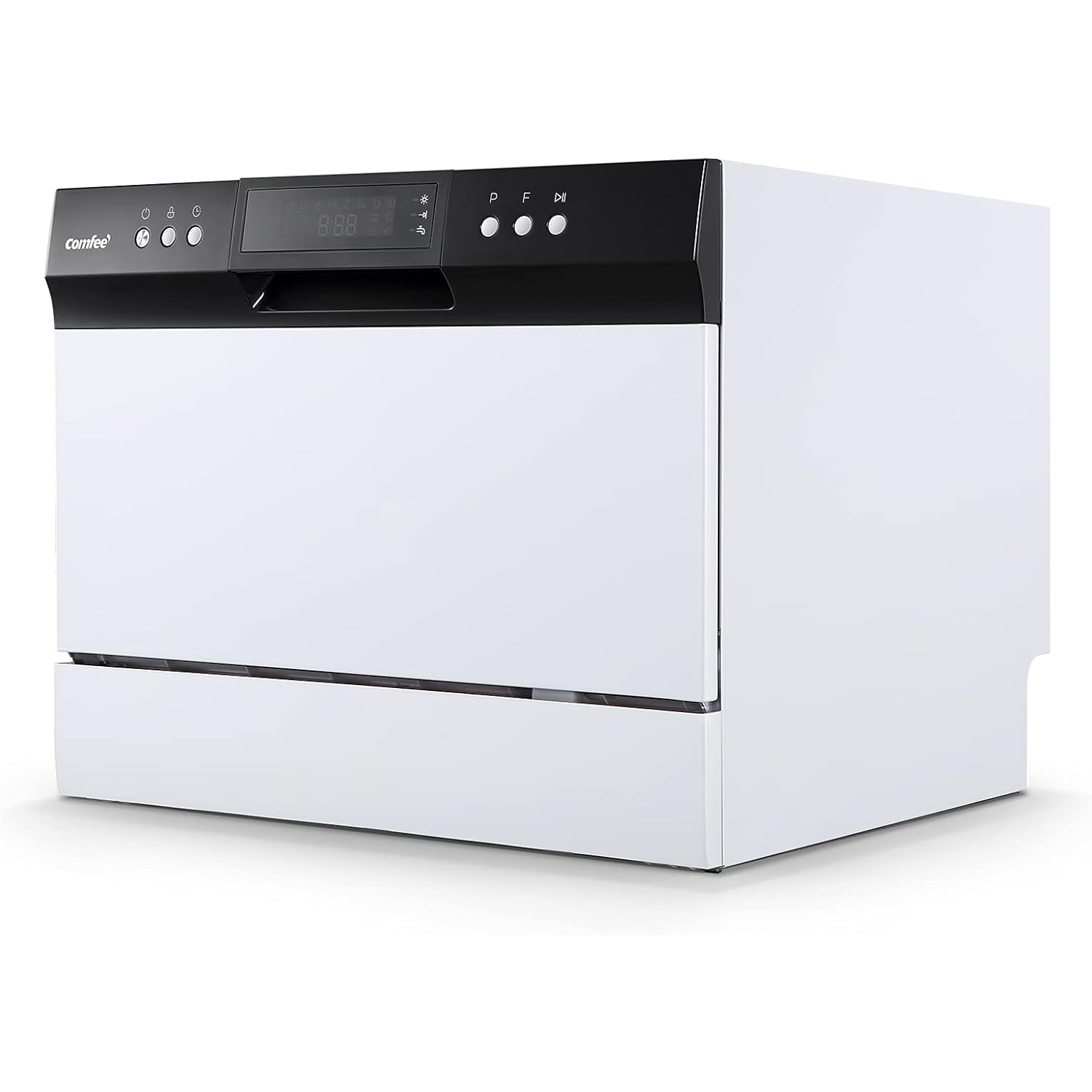 Lave-vaisselle de comptoir COMFEE, lave-vaisselle mobile Energy Star, capacité de 6 couverts et mini-lave-vaisselle avec 8 programmes de lavage