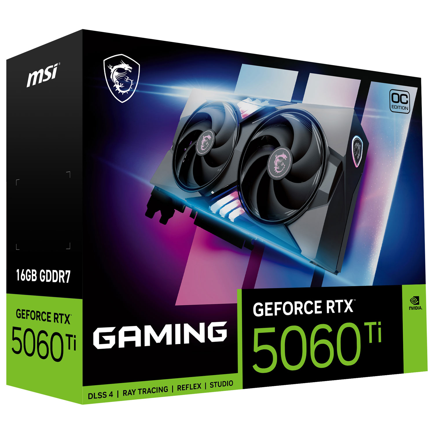 MSI GeForce RTX 5060 Ti Gaming Trio OC 16GB GDDR7 Video Card