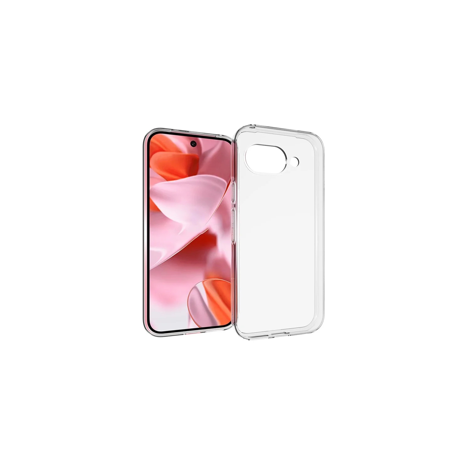 [CS] Thin TPU Bumper Soft Case Back Cover for Google Pixel 9A, Clear