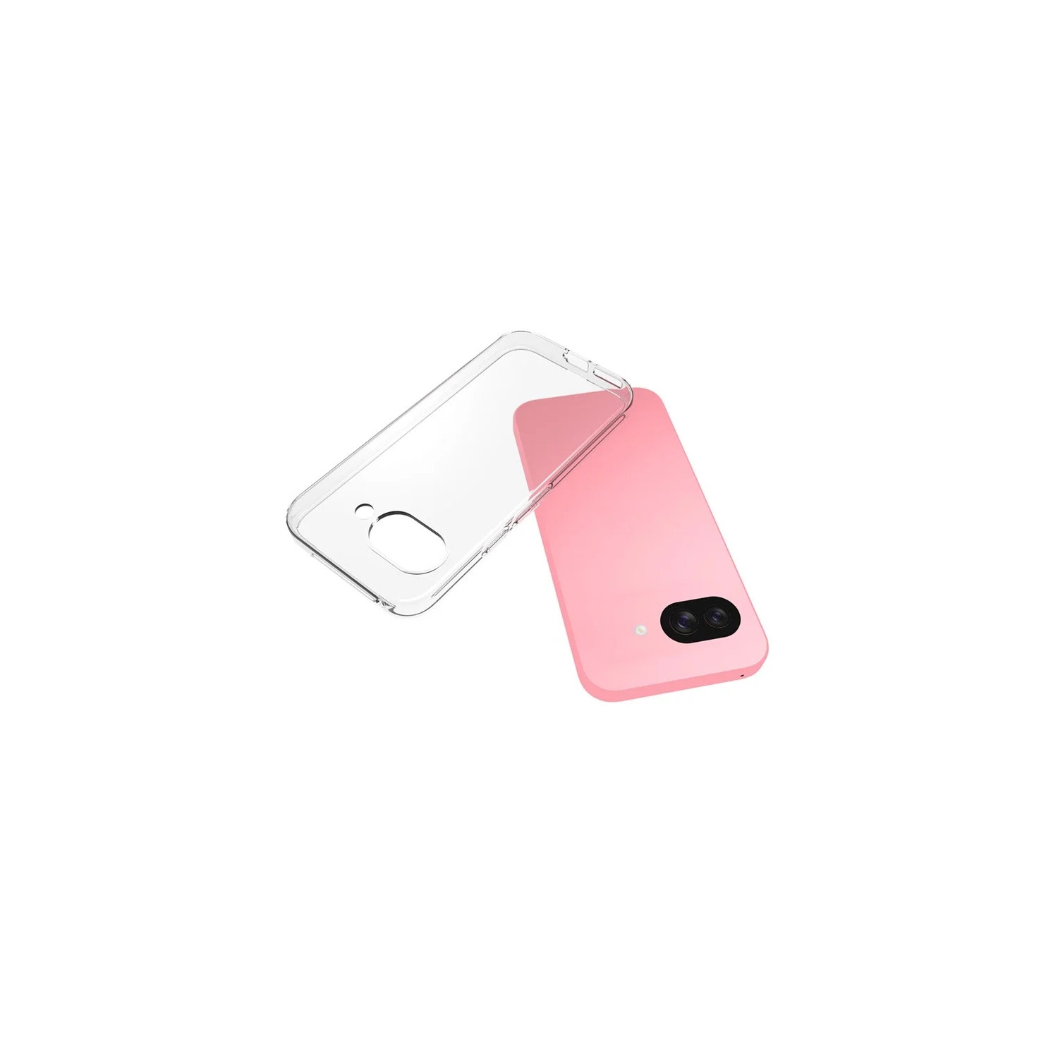 [CS] Thin TPU Bumper Soft Case Back Cover for Google Pixel 9A, Clear