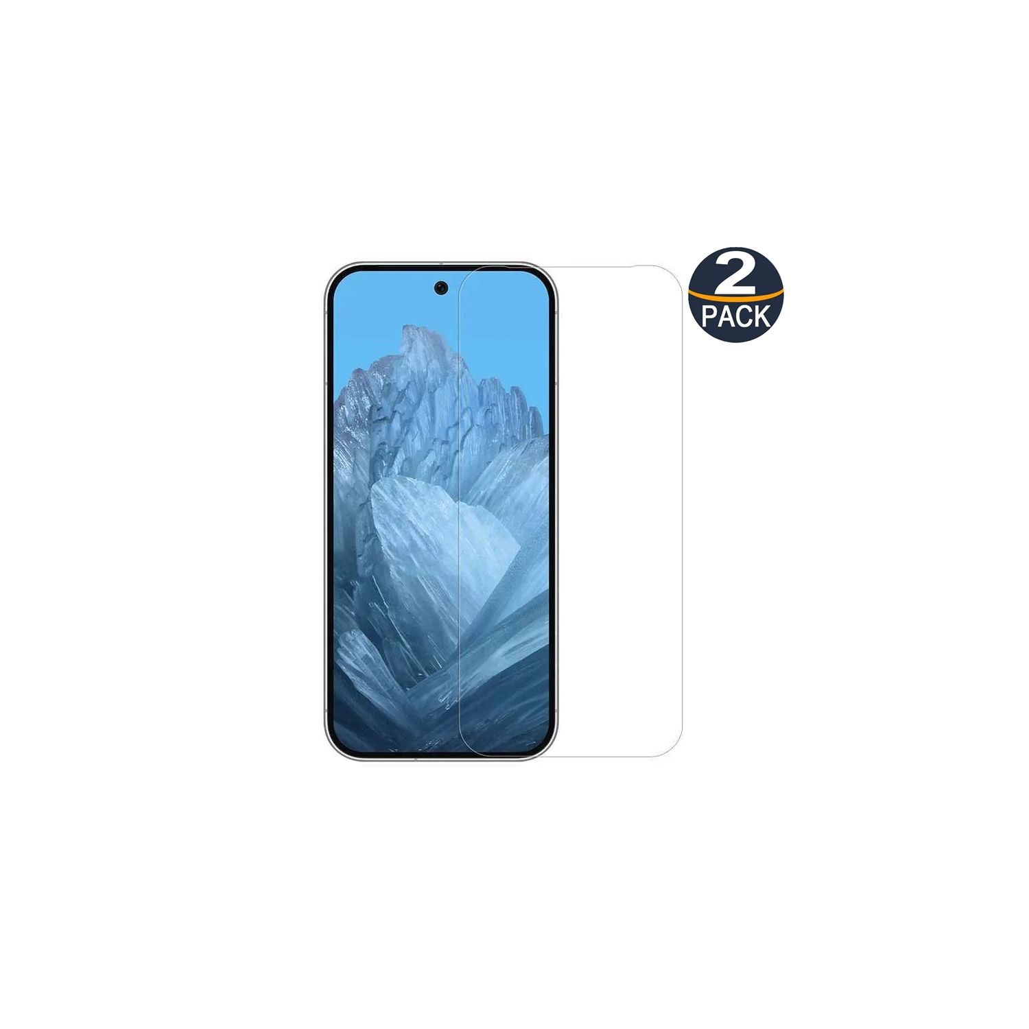 [2 Packs] CS Premium Tempered Glass Screen Protector for Google Pixel 9A, Case Friendly & Bubble Free