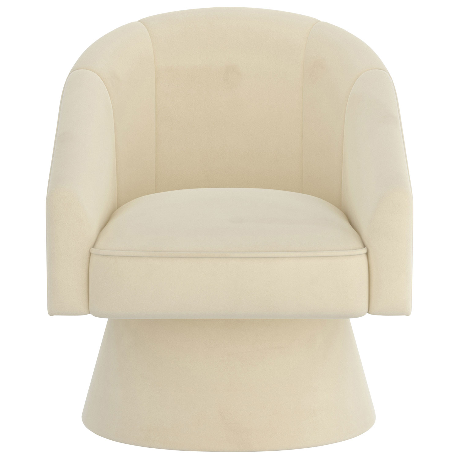 Fauteuil d'appoint en tissu Inspire - Ivoire