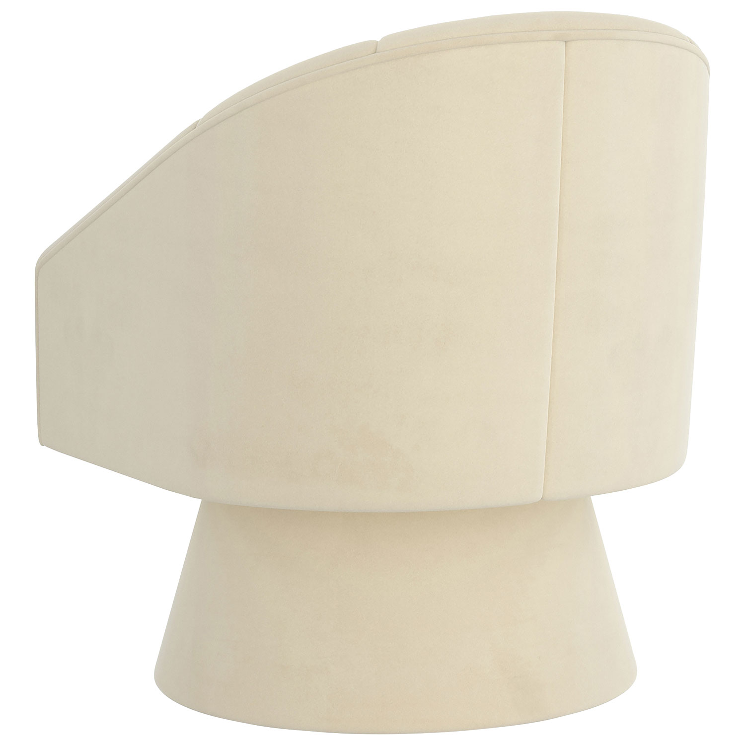 Fauteuil d'appoint en tissu Inspire - Ivoire