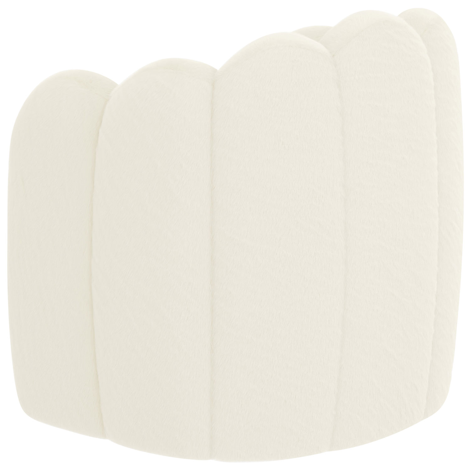 Inspire Fabric Accent Chair - Ivory