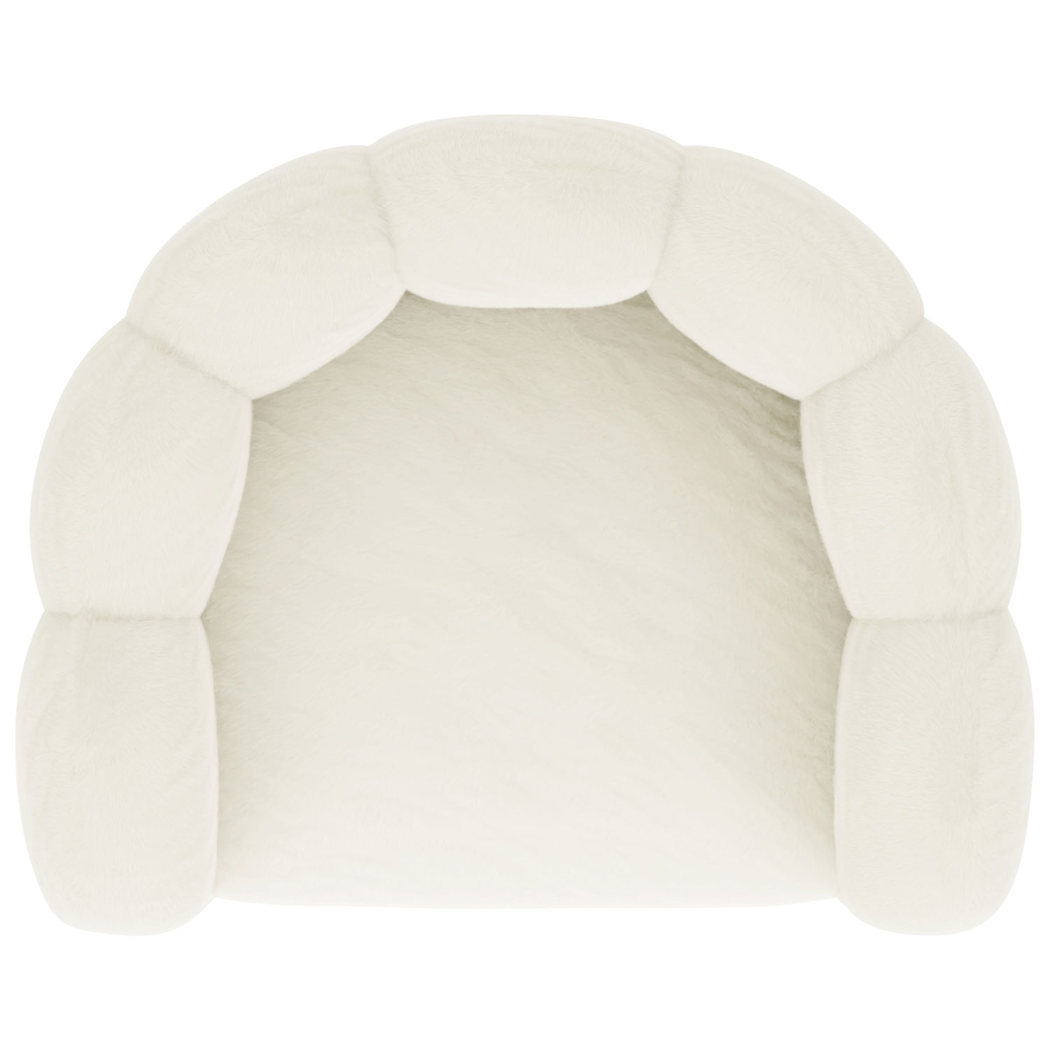 Inspire Fabric Accent Chair - Ivory