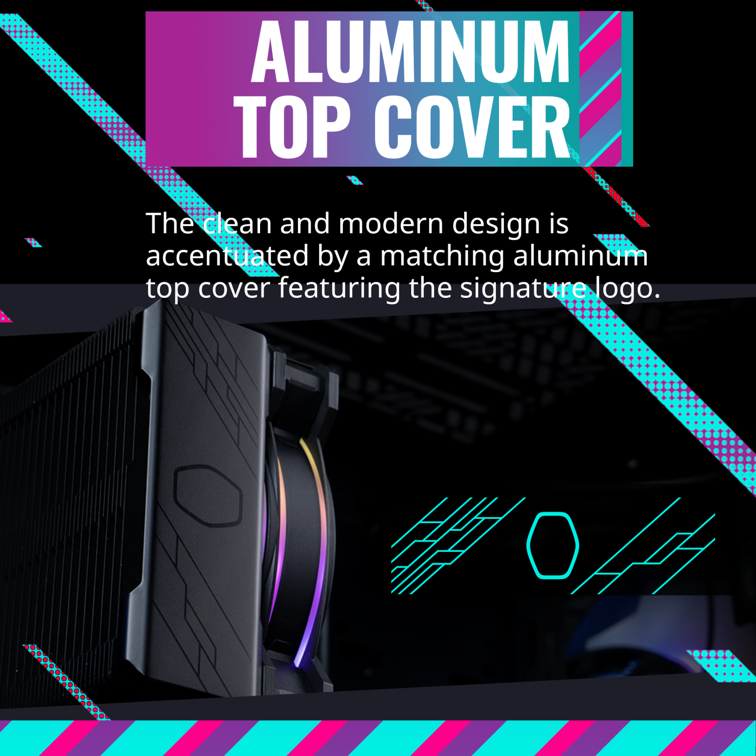 Cooler MasterHyper 212 Halo Black CPU Cooler w/ 120mm Fan, Black