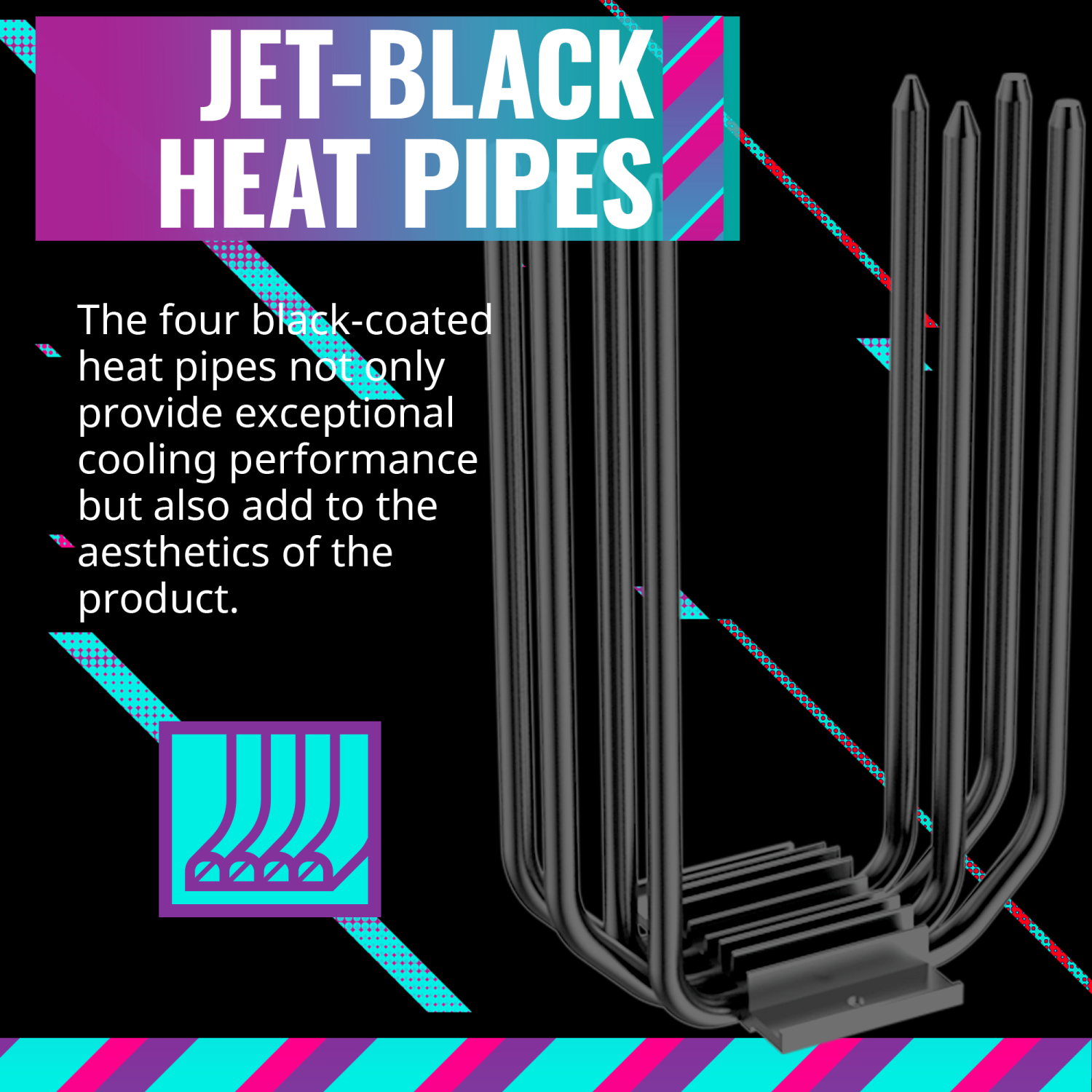 Cooler MasterHyper 212 Halo Black CPU Cooler w/ 120mm Fan, Black