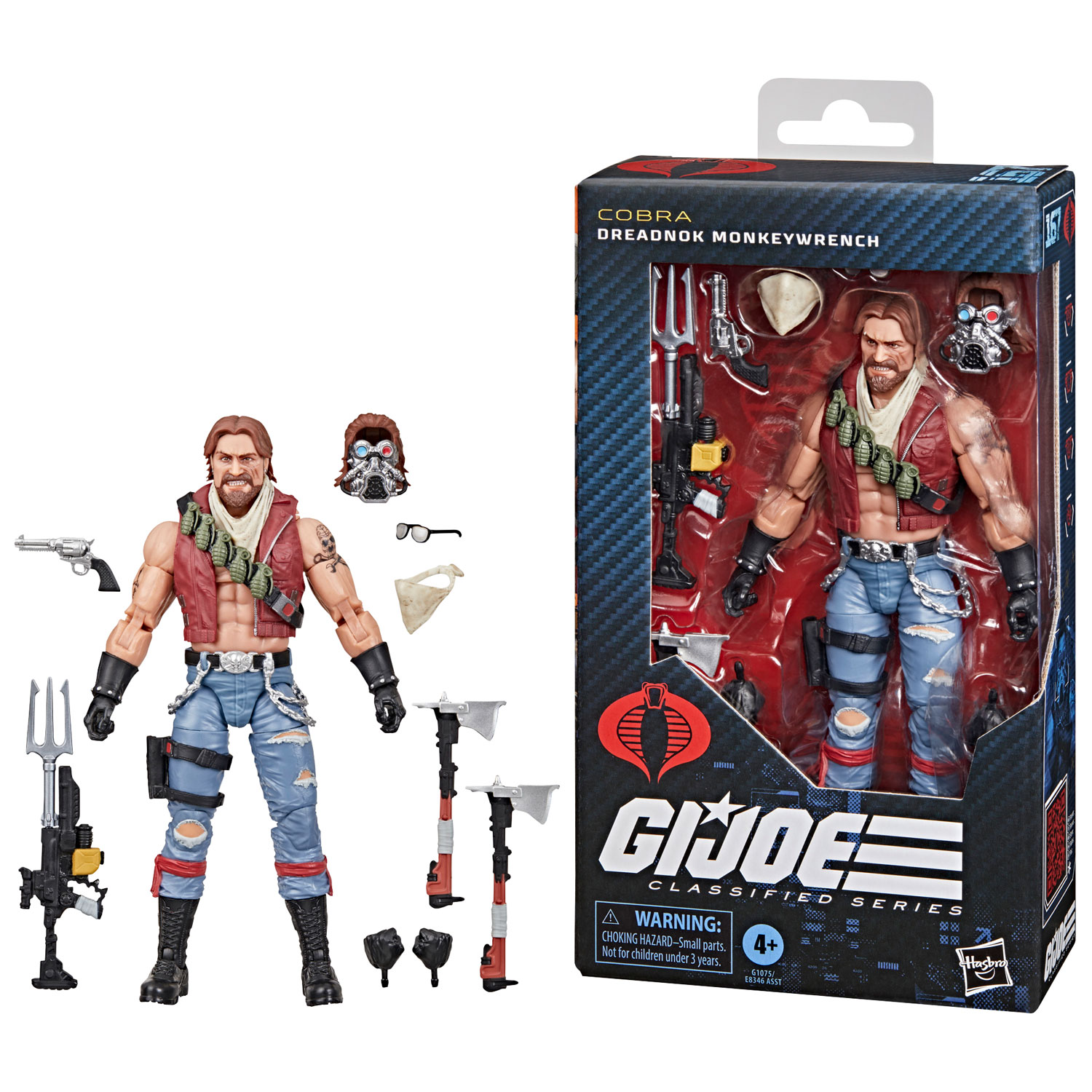 Hasbro G.I. Joe Classified - Figurine d'action de Dreadnok Monkeywrench