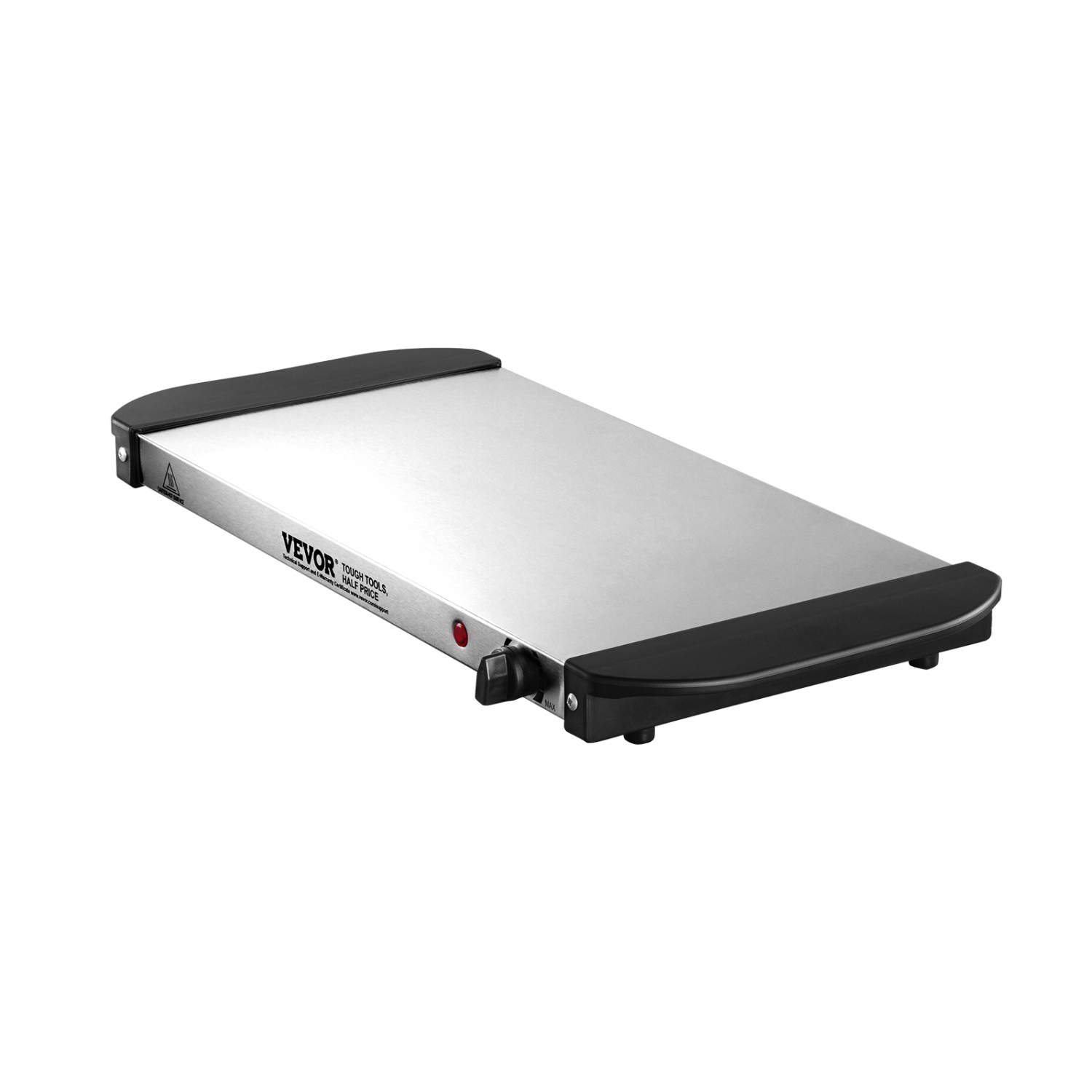 VEVOR Electric Warming Tray, Food Warming Trays, Warming Trays with Adjustable Temperature Control, Portable Stainless Steel Food Warmer, Hot Plate