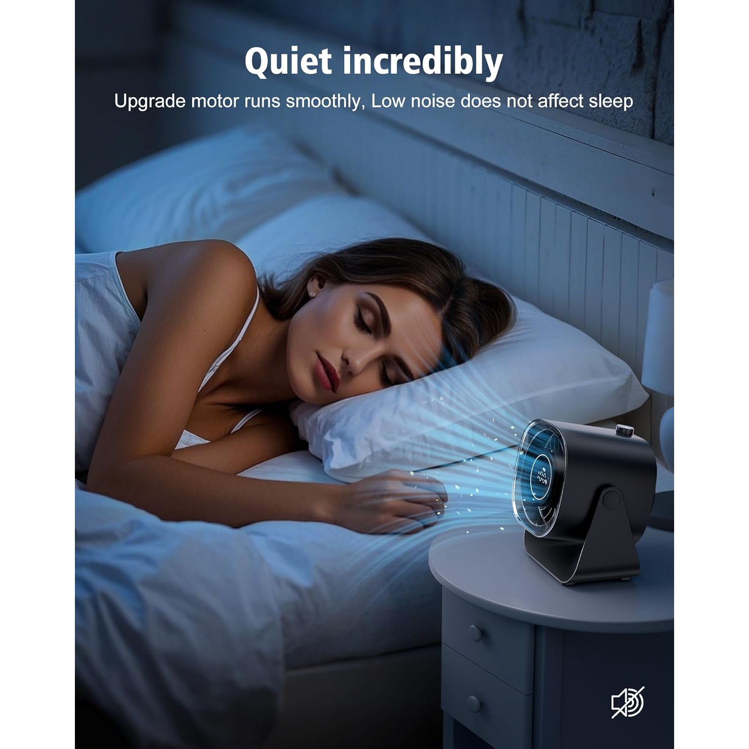 Desk Fan,Quiet Portable Fan,Air Circulator Fan with 100 Speeds,Digital Display Small Table Fas for Bedroom Office KitchenTravel Camping