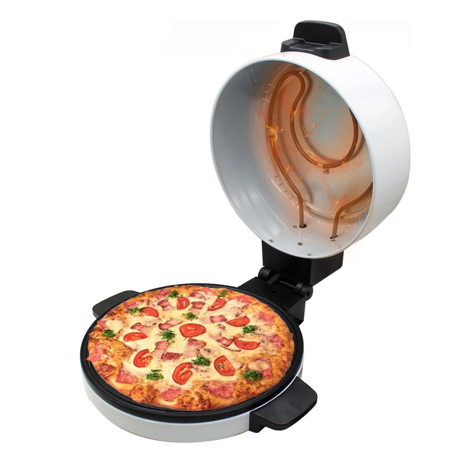 Machine à pizza domestique Machine à steak Grille-pain Plaque à pizza électrique Four Machine à pain 30&nbsp;cm