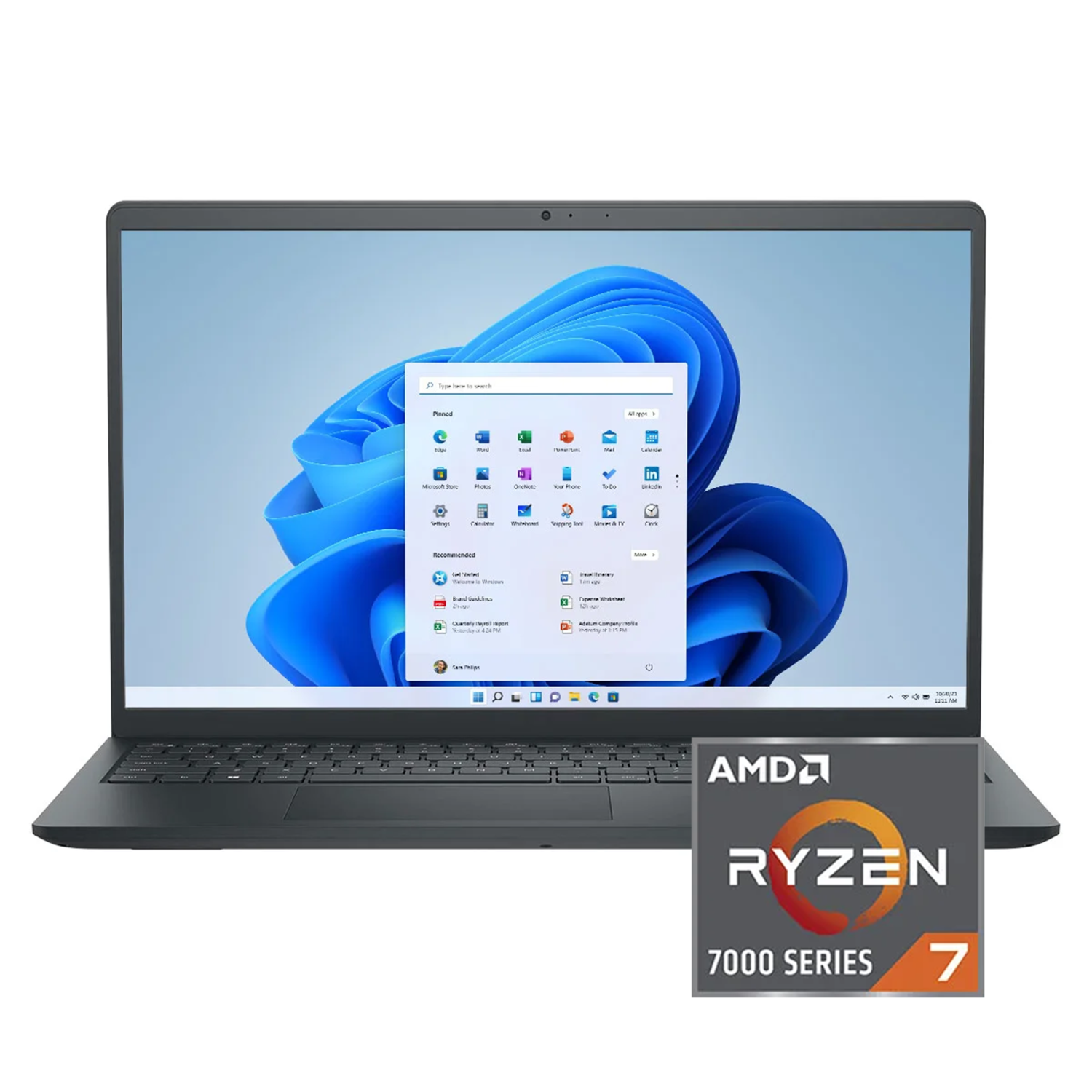 Dell Inspiron 15.6" Anti-Glare FHD Touchscreen Laptop - Black( AMD Ryzen 7 7730U/2TB SSD/32GB DDR4 RAM/Windows 11)
