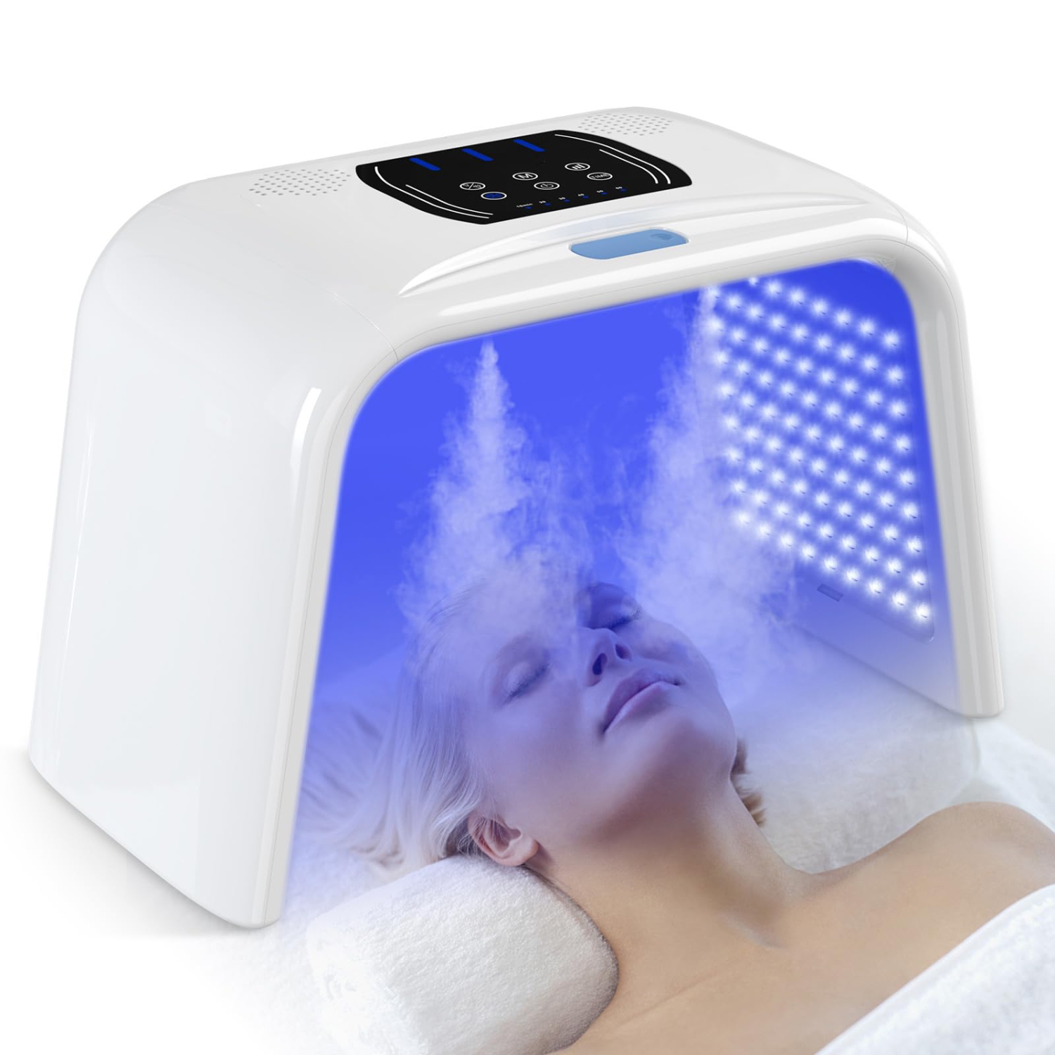 Red Light Therapy for Face Body with Spray 7 Color Led Face Mask for Beauty Salon Home Spa Body