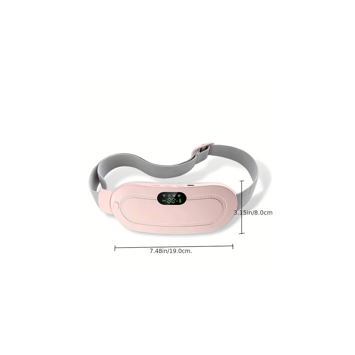 Portable Menstrual Cordless Heating Pad Electric Wireless Heating Massager Pad for Lower Back Stomach Pain Relief Warming Waist Belt