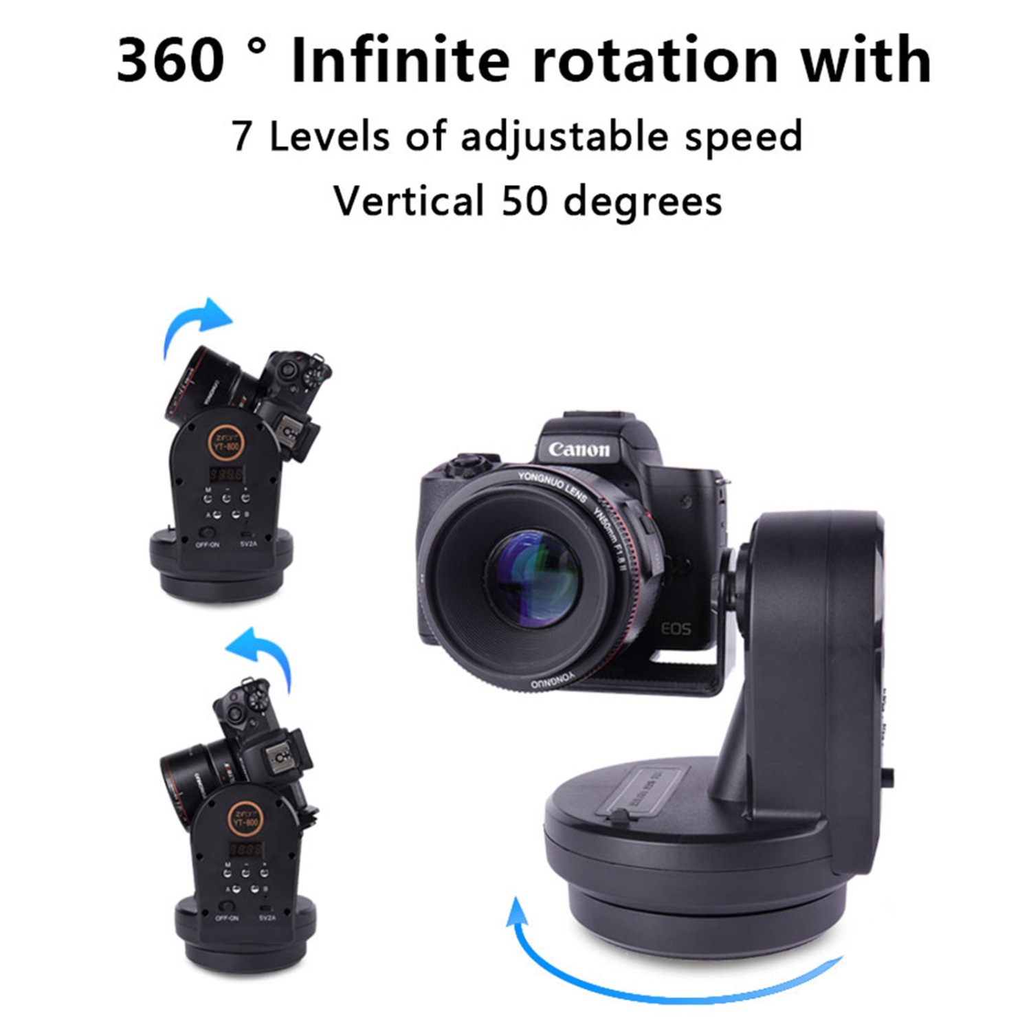YT-800 Camera Electric Cloud Platform 360 Stabilisateur d'imagerie thermique par rotation