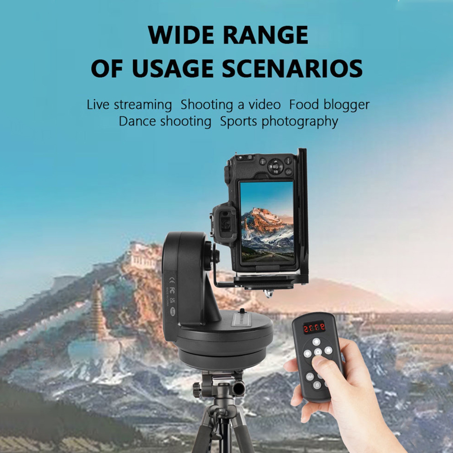 YT-800 Camera Electric Cloud Platform 360 Stabilisateur d'imagerie thermique par rotation