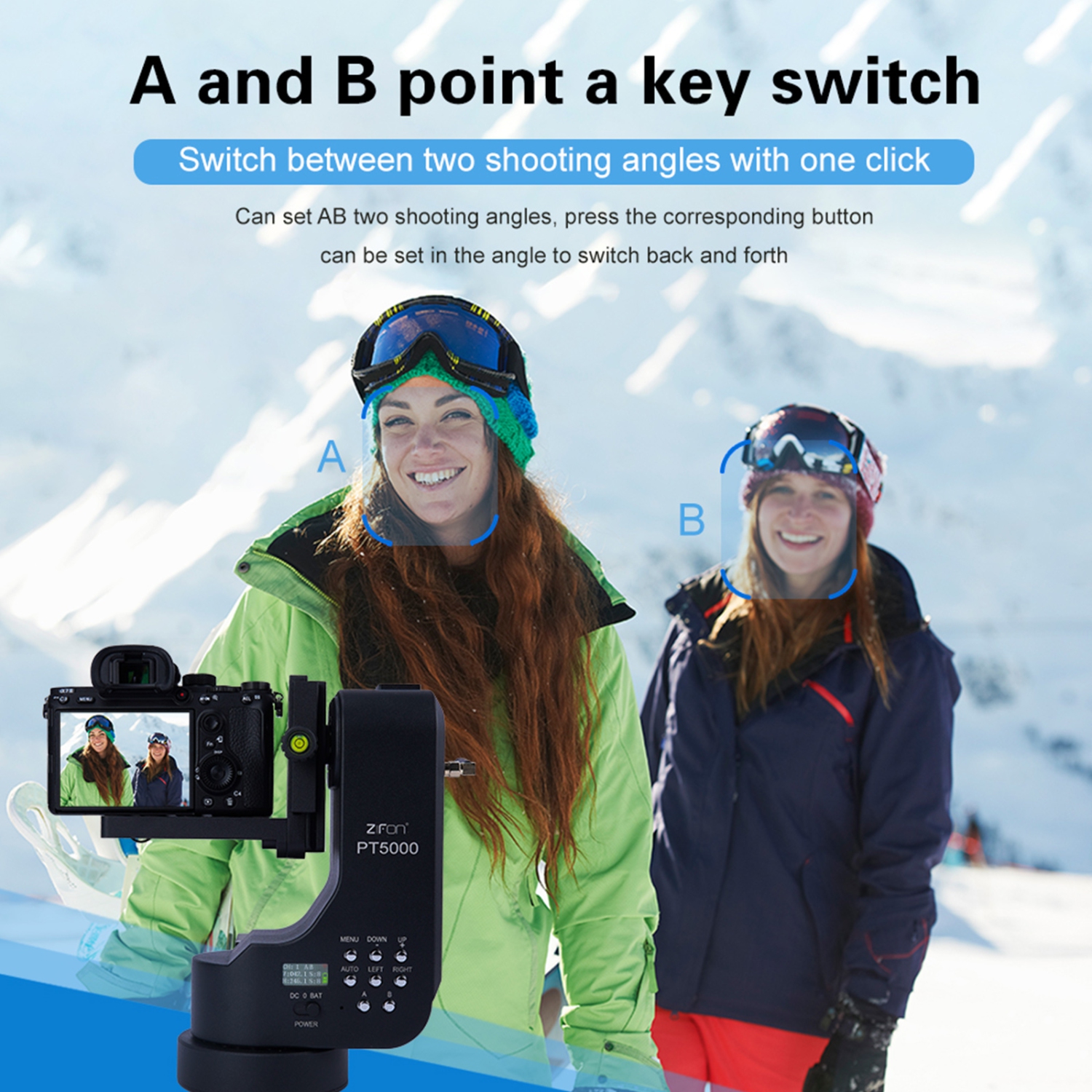 PT-5000 Camera Remote Control Electric Cloud Platform Micro Slr Mobile Phone