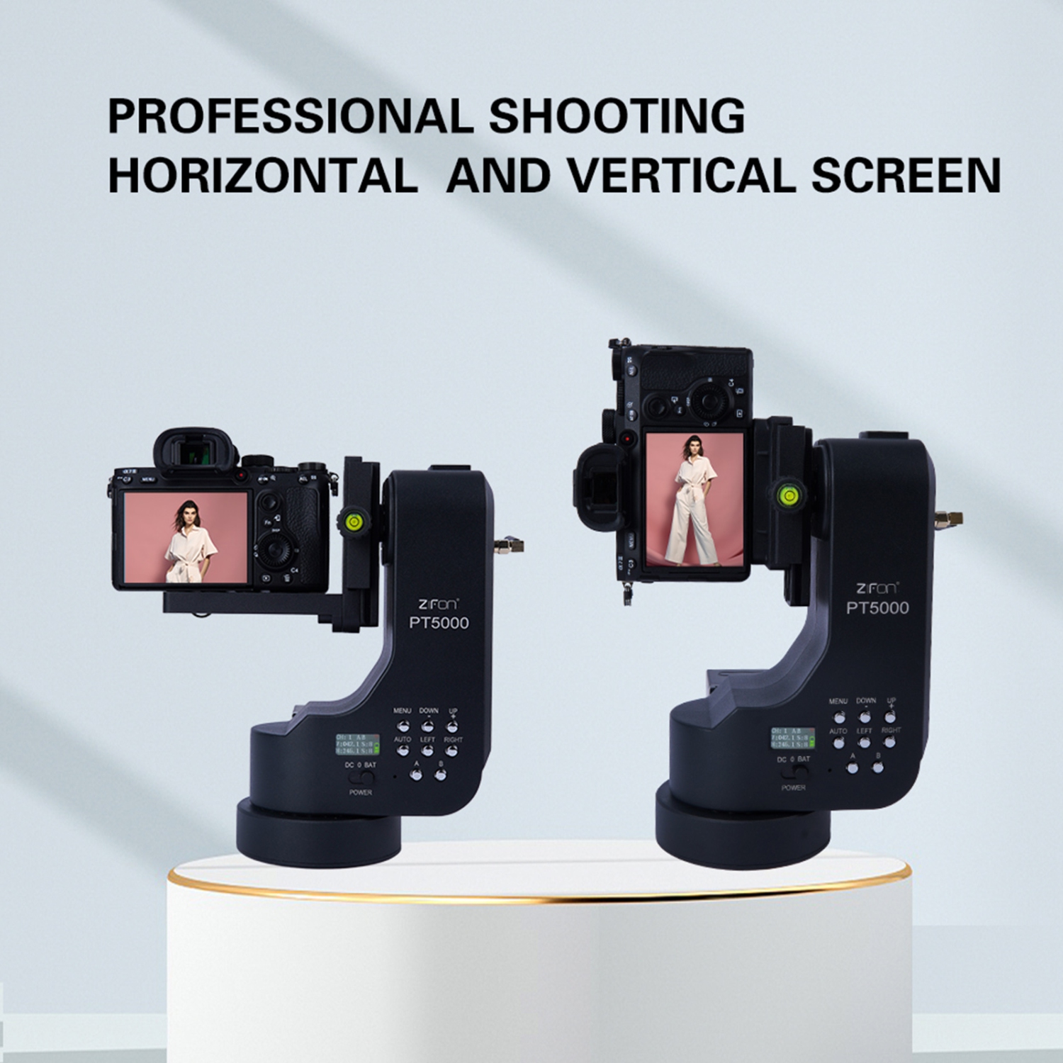 PT-5000 Camera Remote Control Electric Cloud Platform Micro Slr Mobile Phone