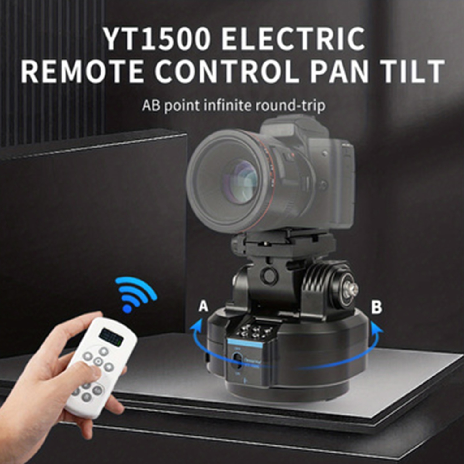 YT-1500 Camera Electric Cloud Platform Mobile Phone Camera Panoramic Stabilizer